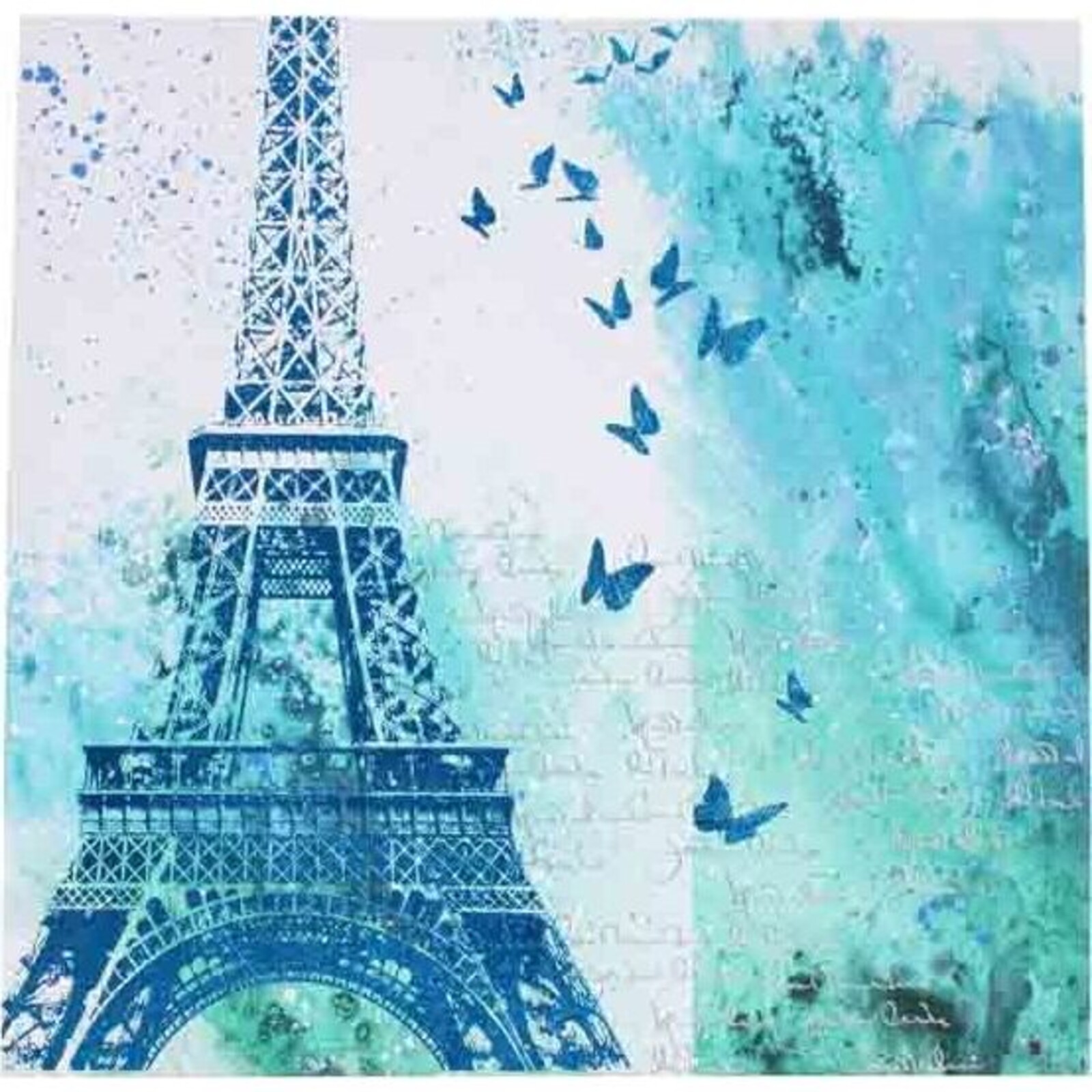 Canvas Print - Butterfly Eifel