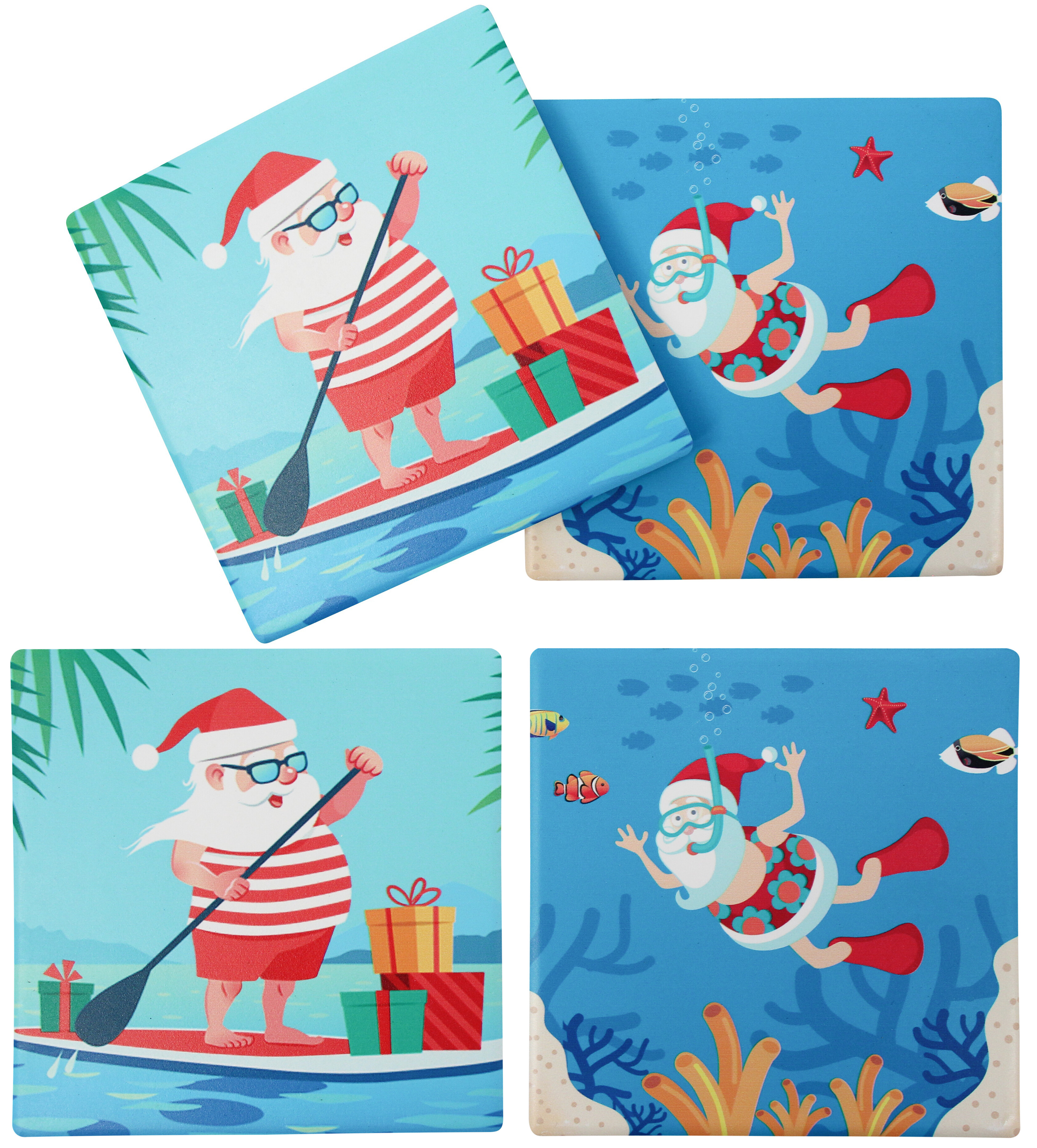 Coasters Summertime Santa S/4