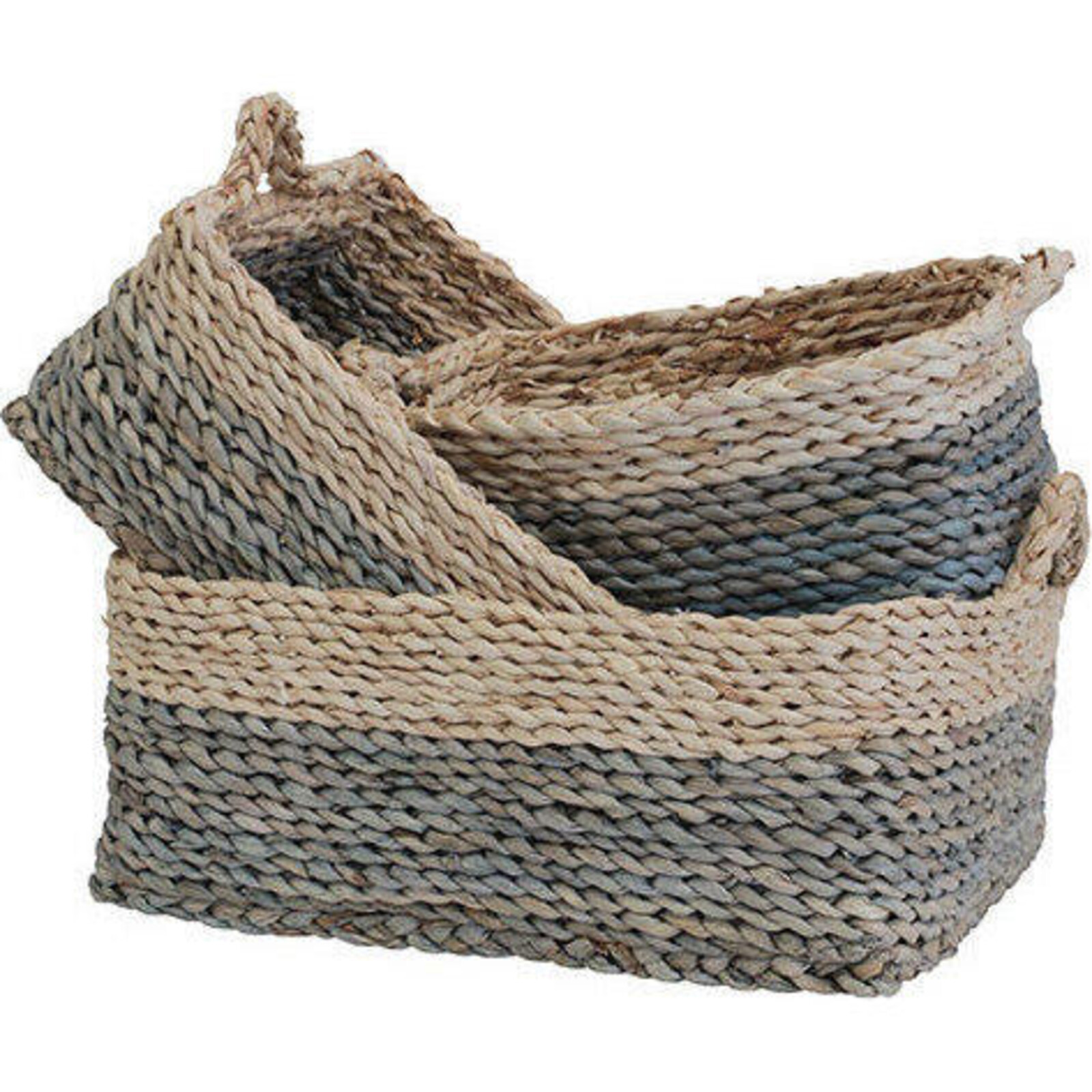 Flat Baskets Moonstone Set/3