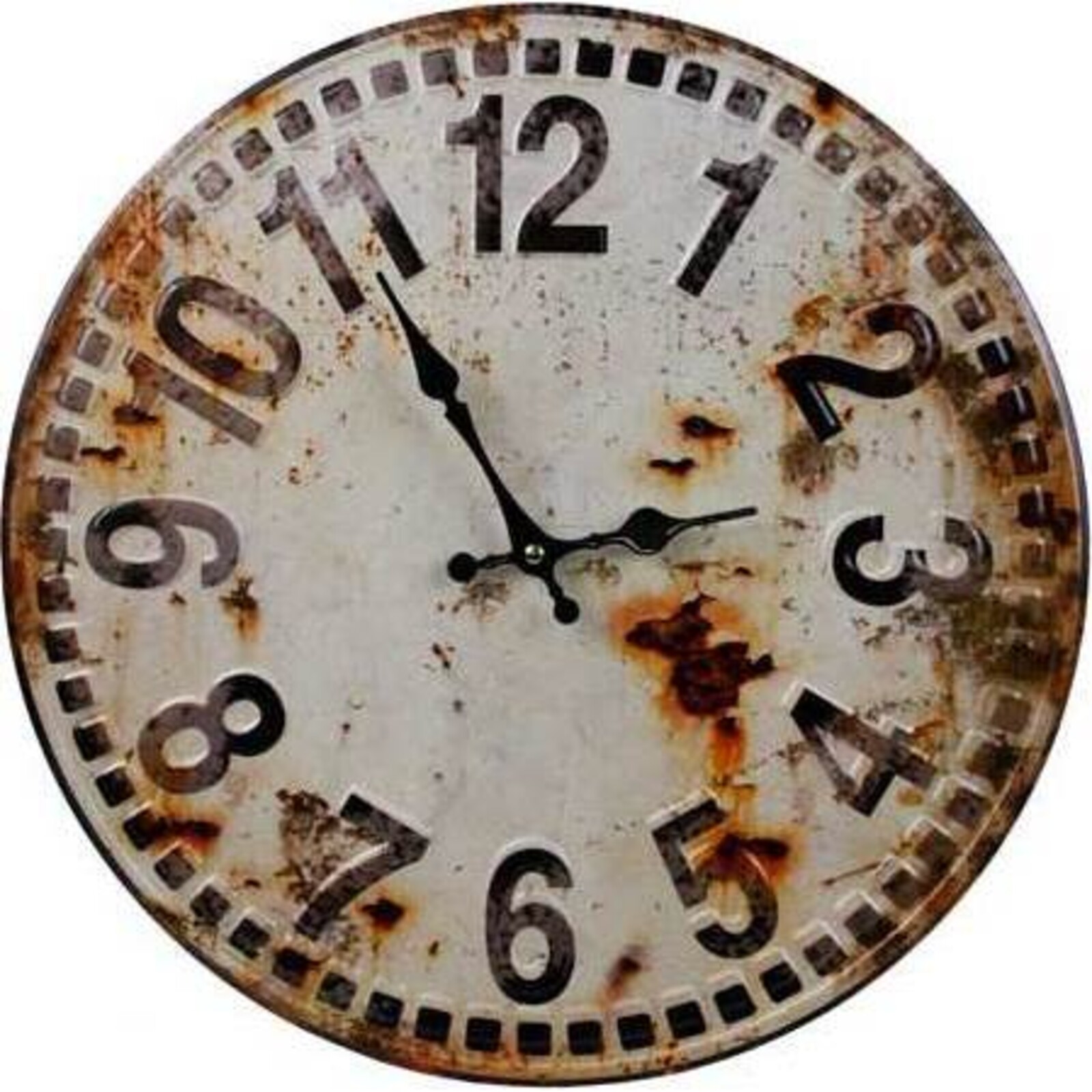 Clock Rusty Cream