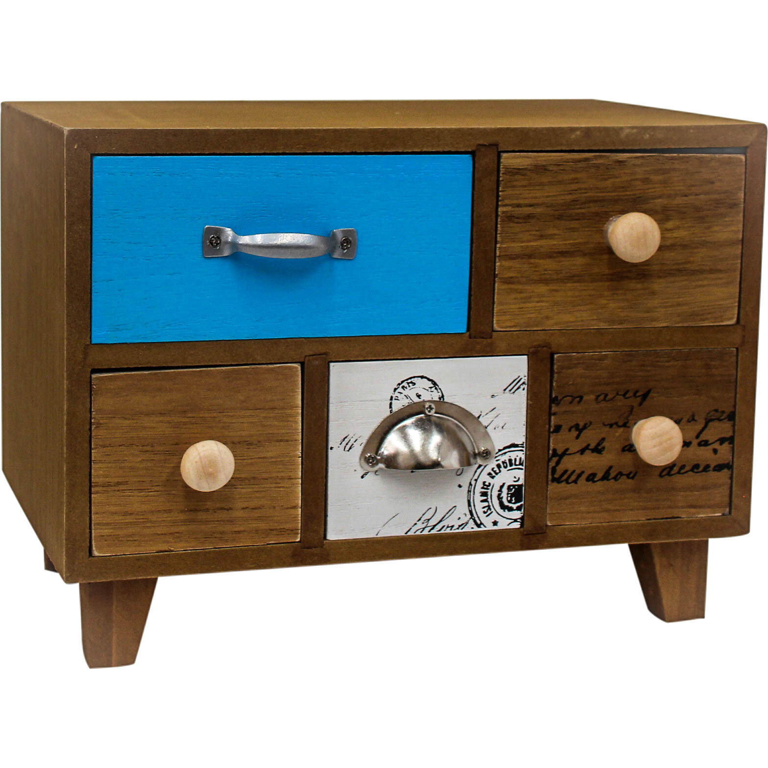 Drawer Lined Blue Med