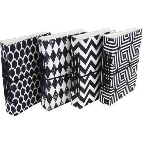 Notebook Chevron Black