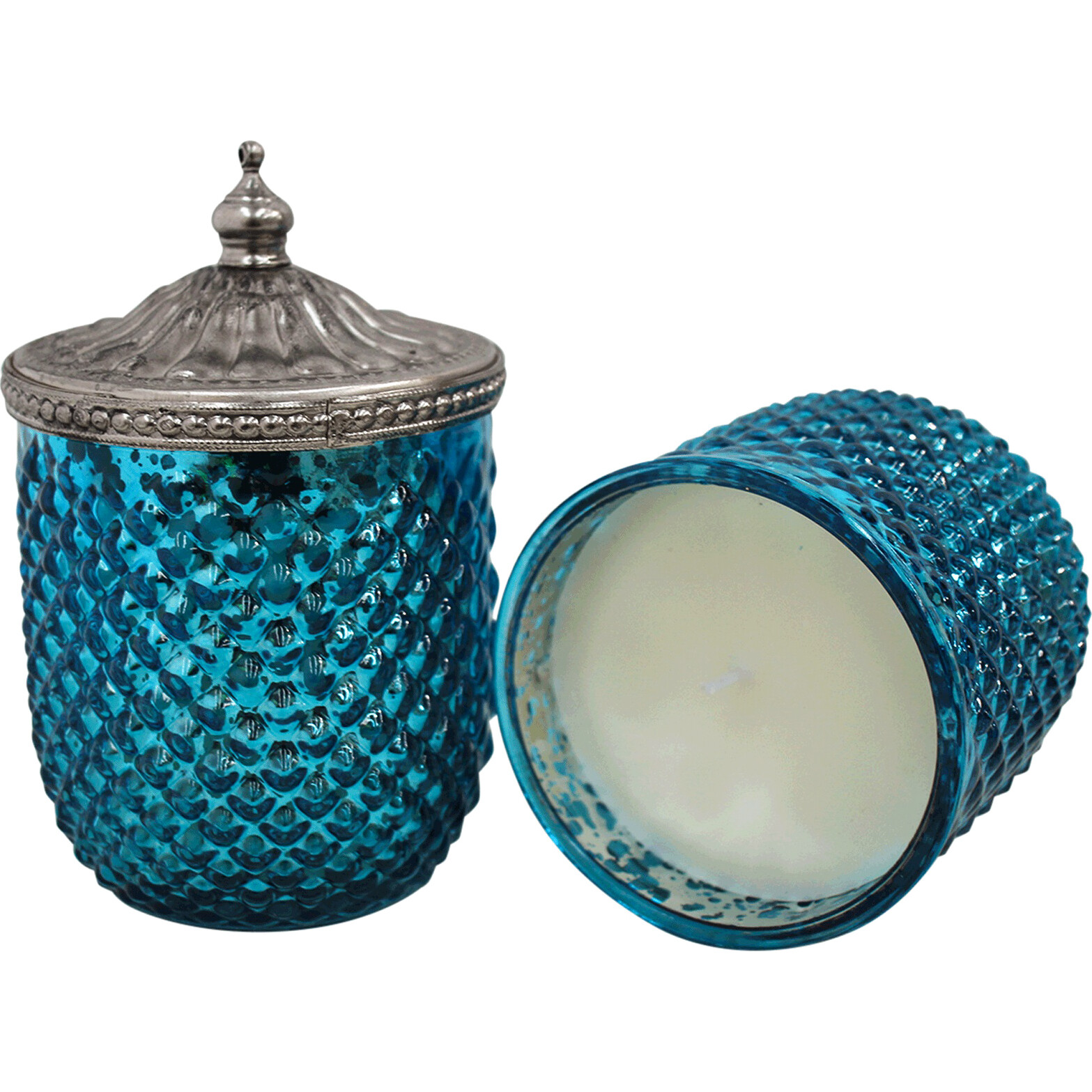 Candle w/ Lid Azure