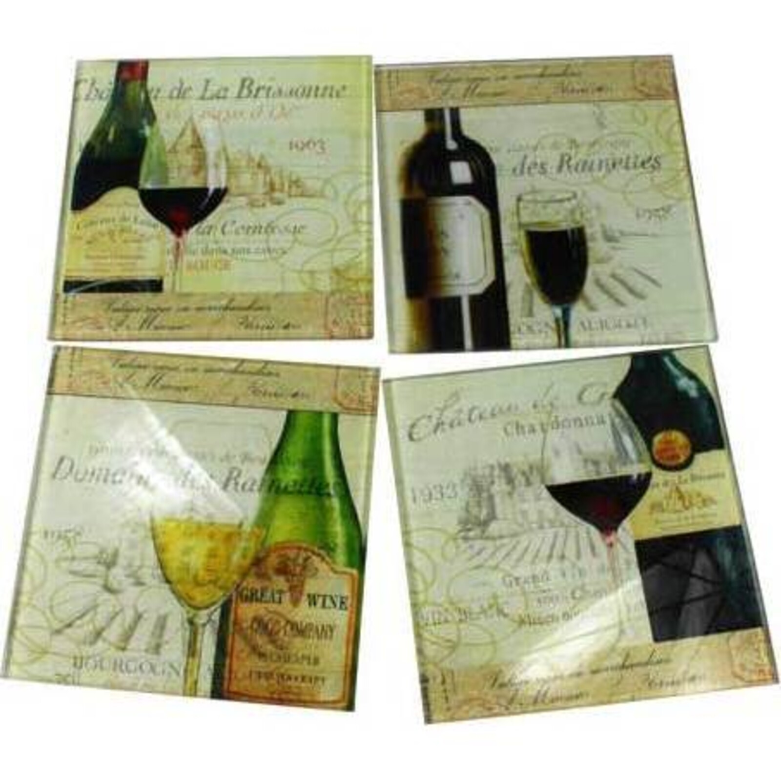 Glass Coasters Wine