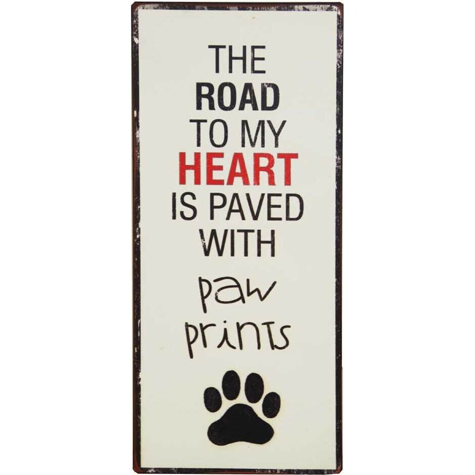 Sign Paw Prints