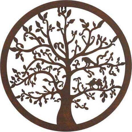 Wall Plaque Circular Tree