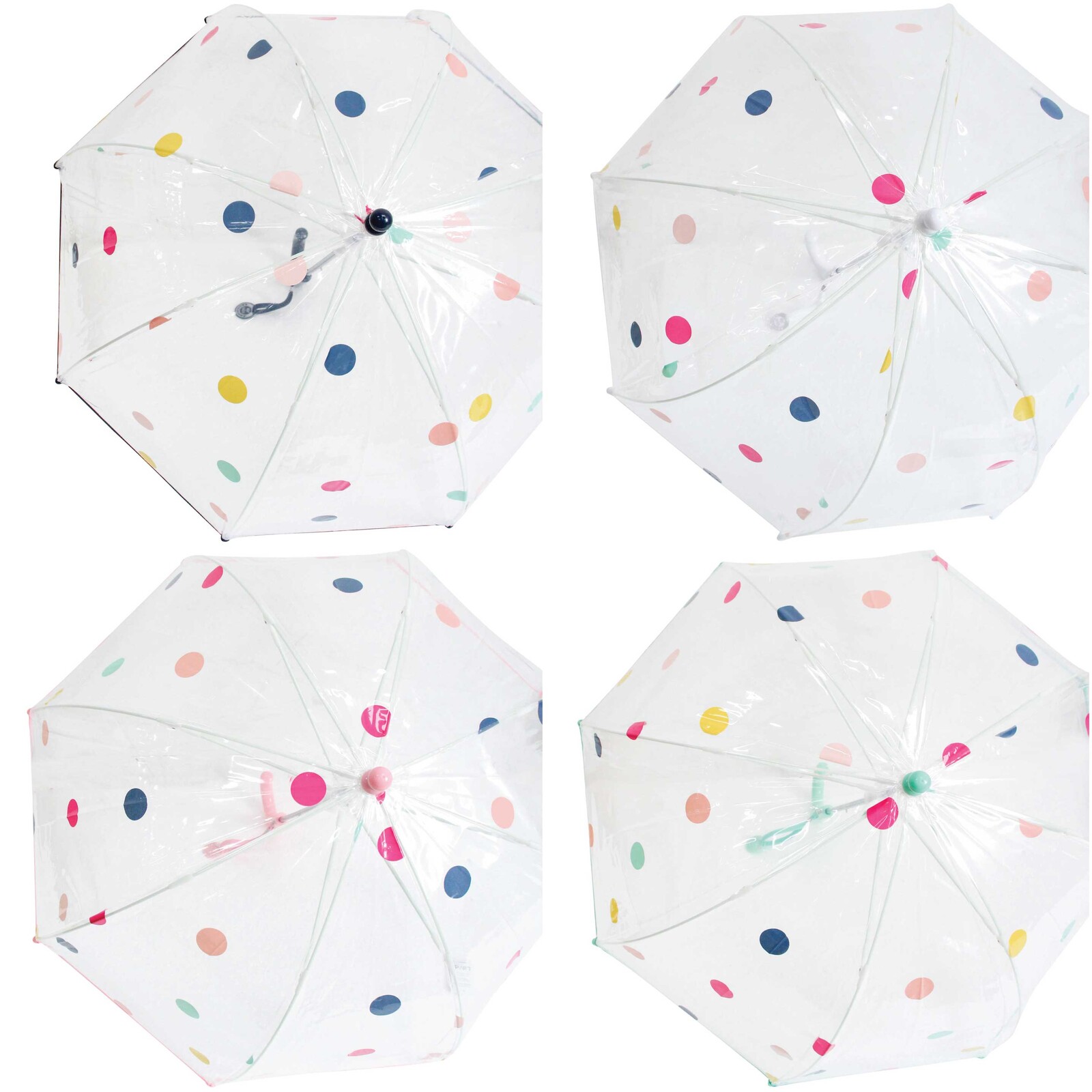 Kids Umbrella Pastel Dots Mix
