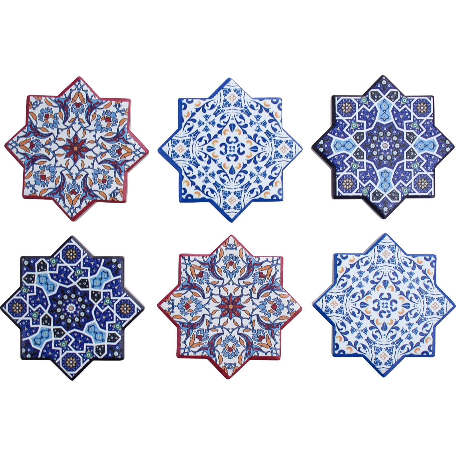 Magnets S/12 Moroccan Tiles