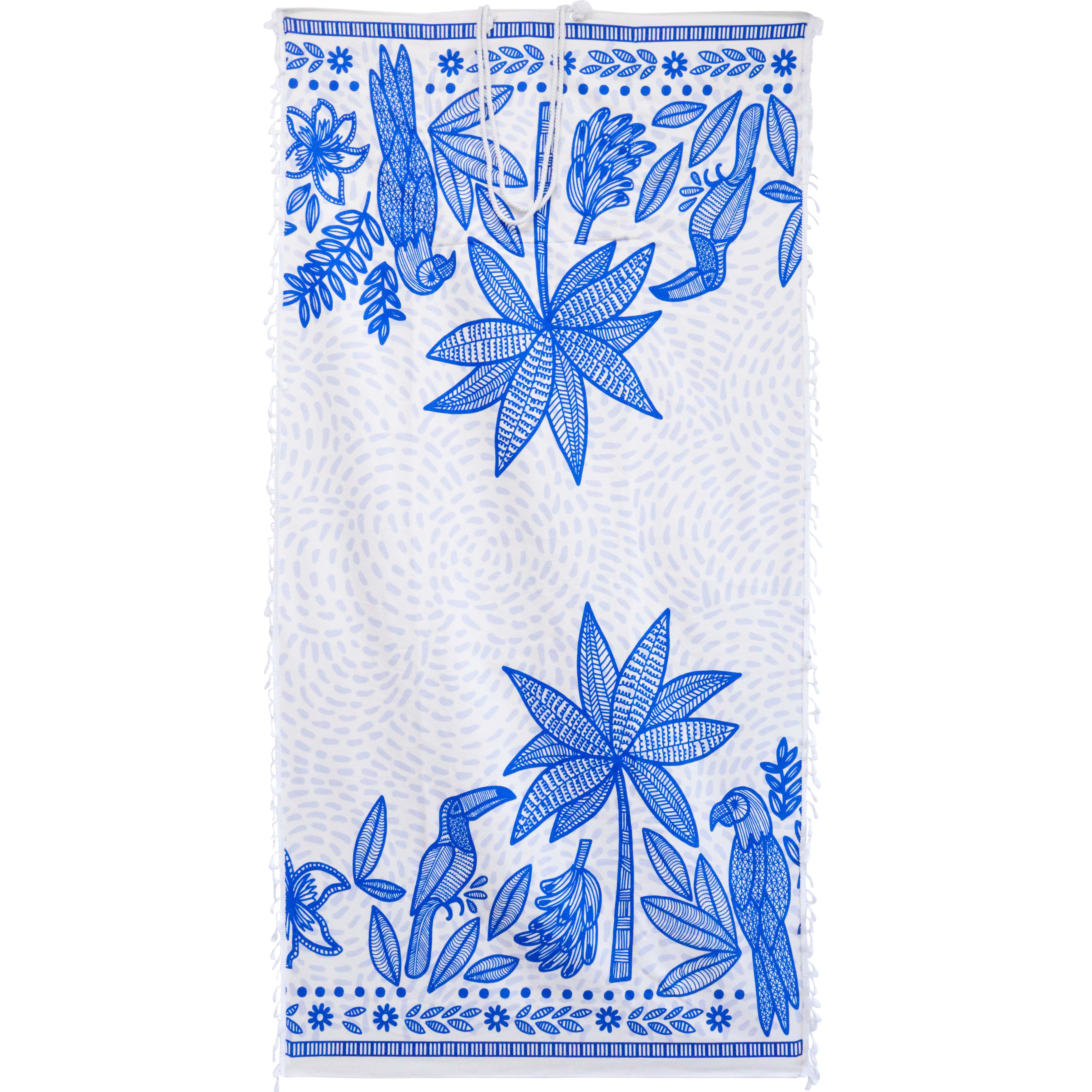 Beach Towel in Bag Tropicana