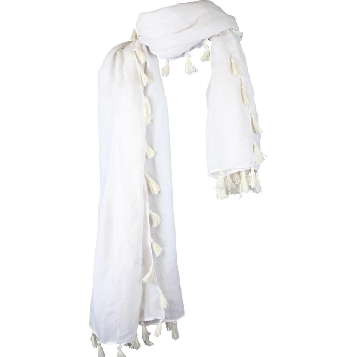 Scarf Silver Grey Tassel