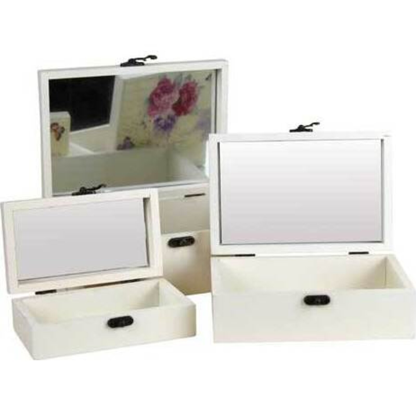 Jewellery Box Floral Butterfly S/3