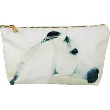 Purse Horse Bianco