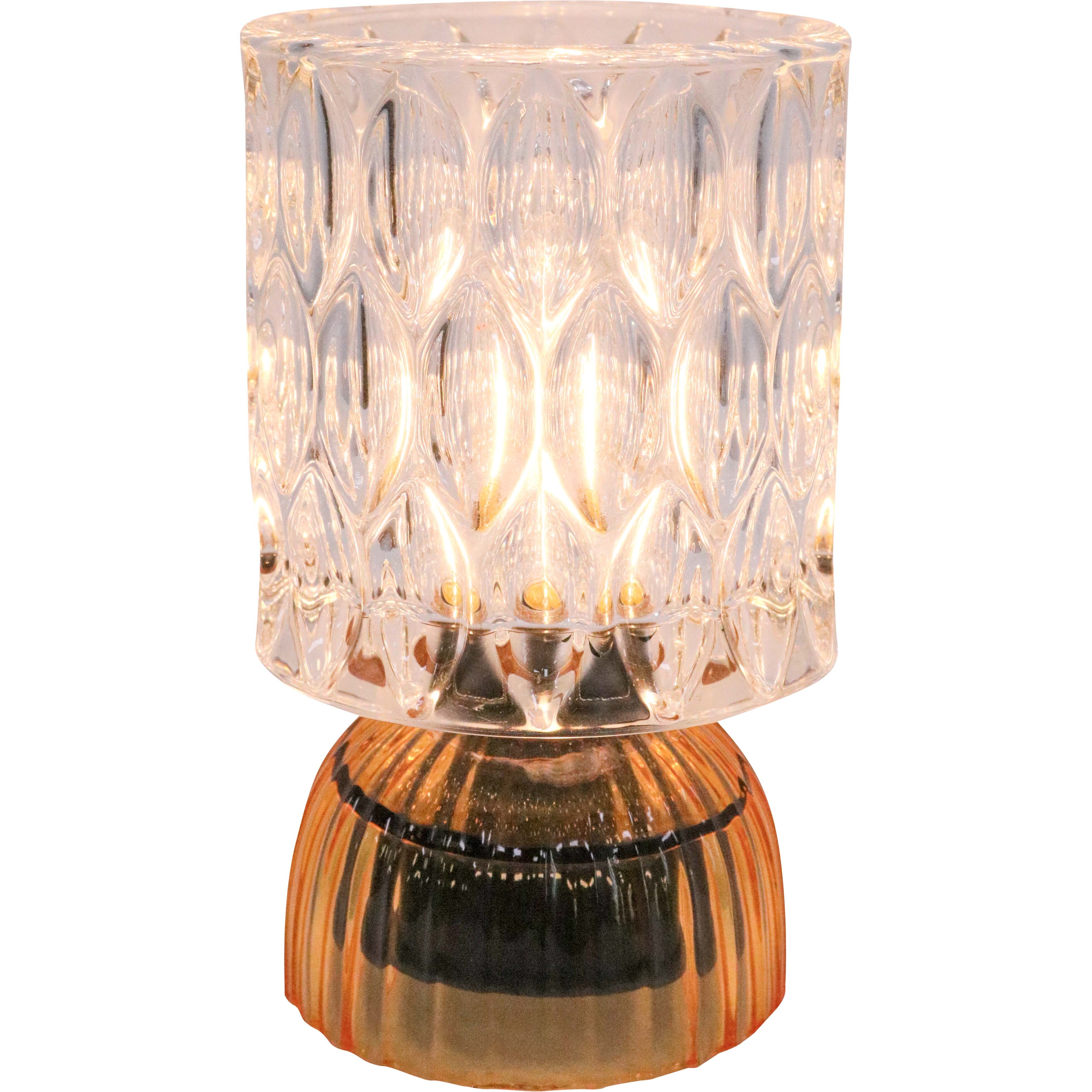 LED Glass Lamp Dark Amber