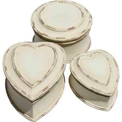 Heart Shaped Trinket Box - Large