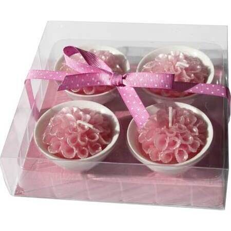 Votive Flower Curl Set 4