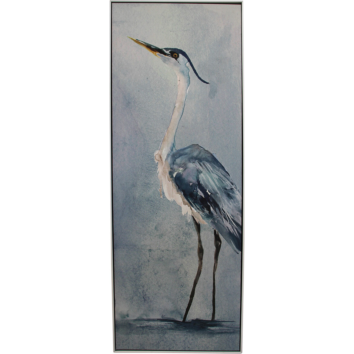 Framed Canvas Heron 2