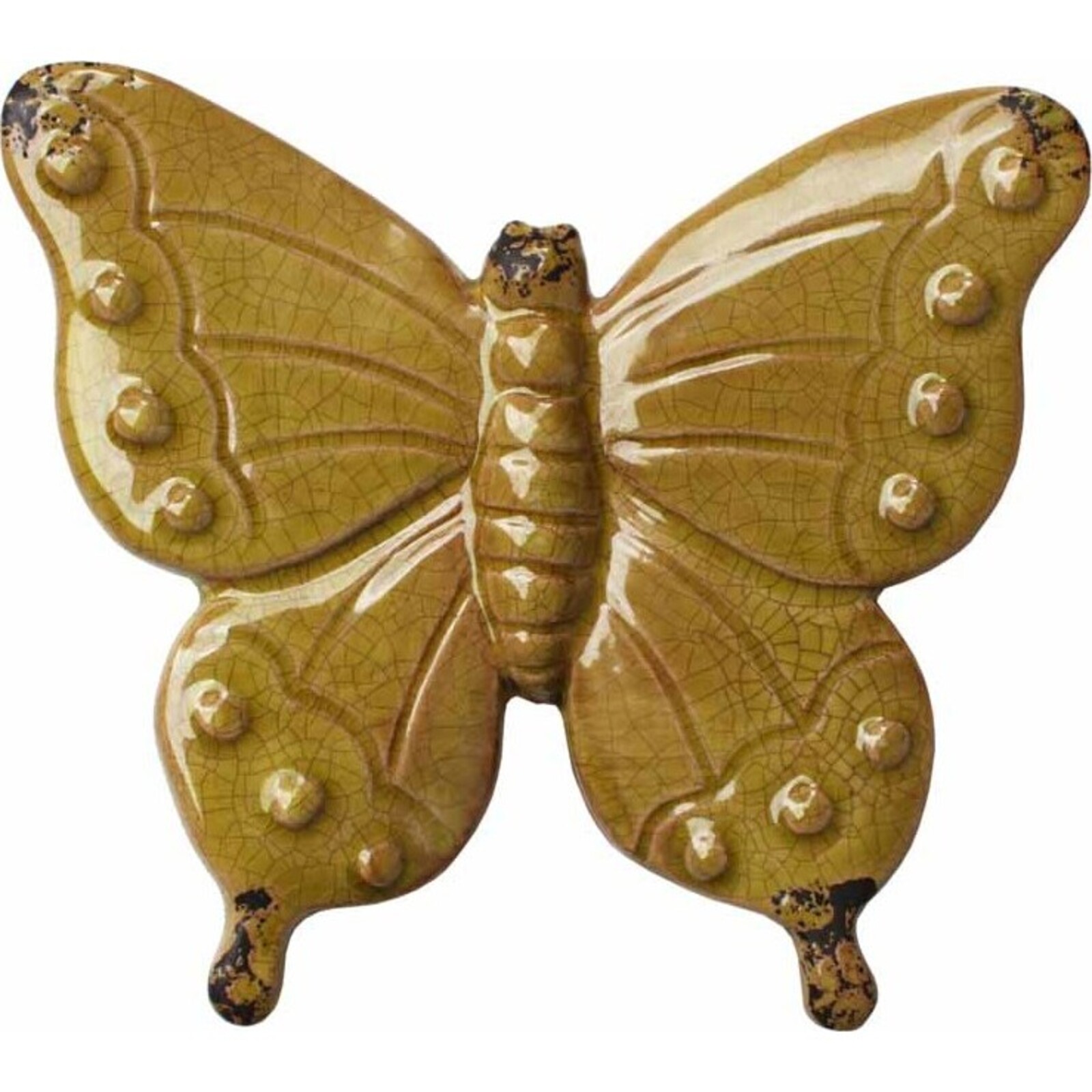Ceramic Butterfly - Green