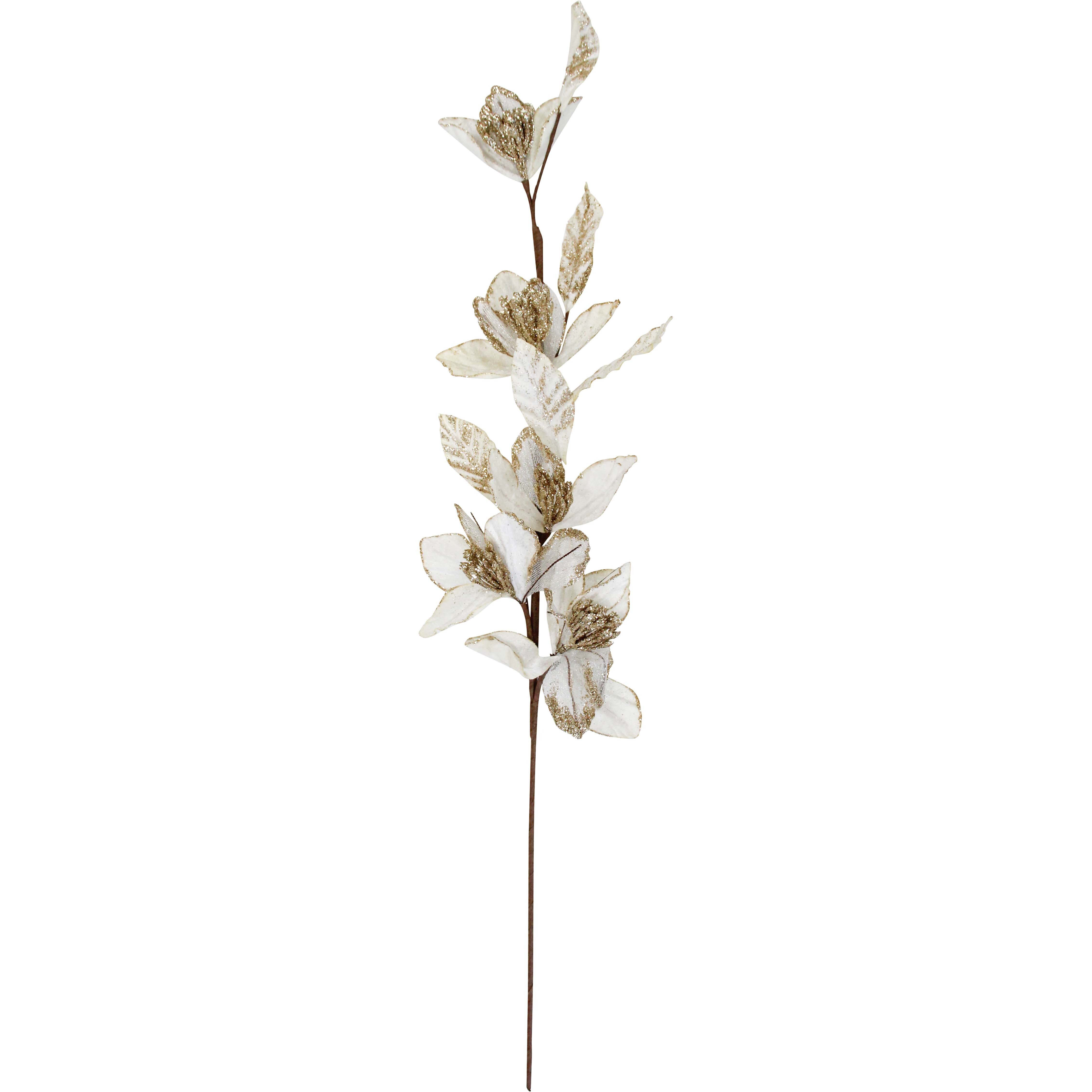 Velvet Leaf Stem Ivory