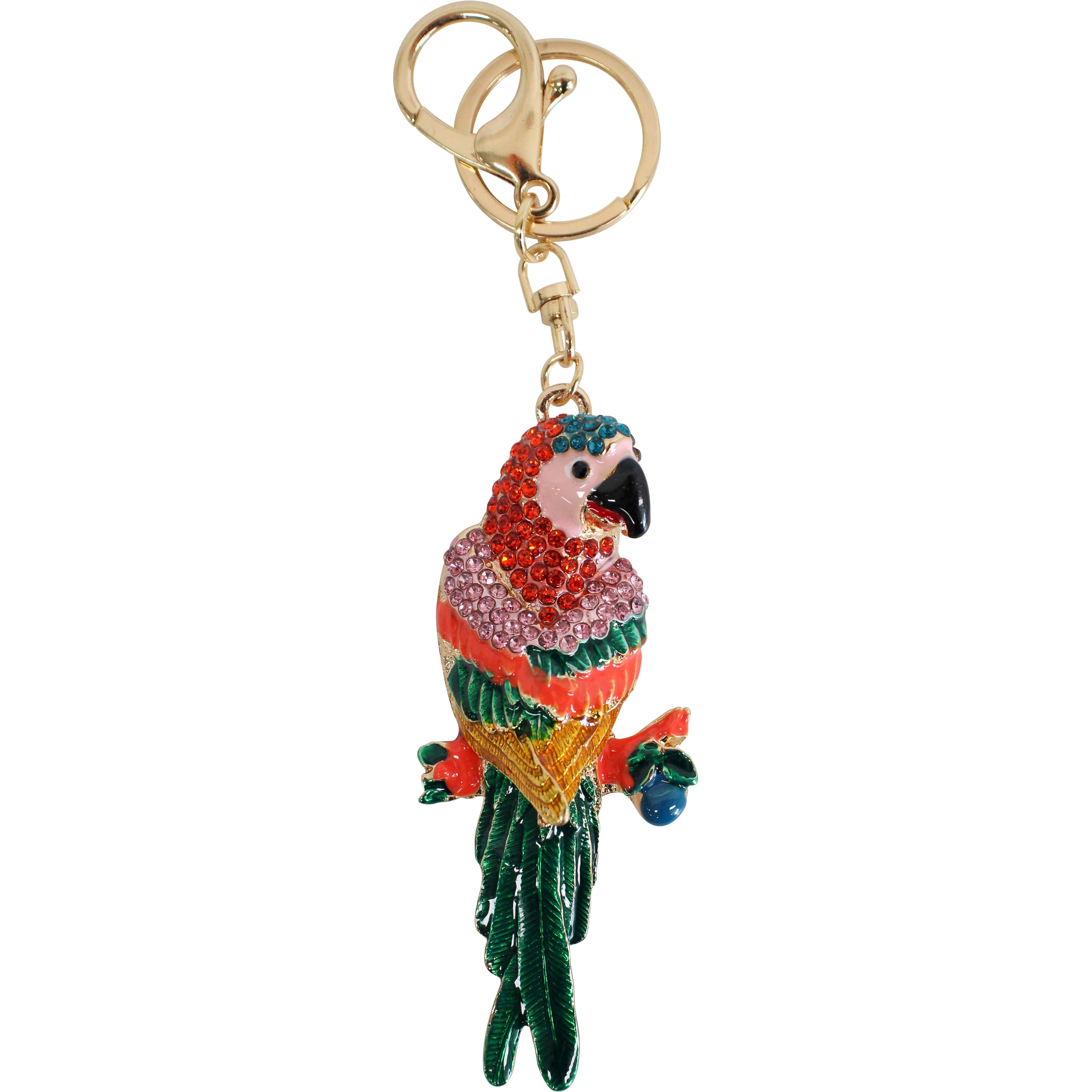 Keyring Parrot Tropic