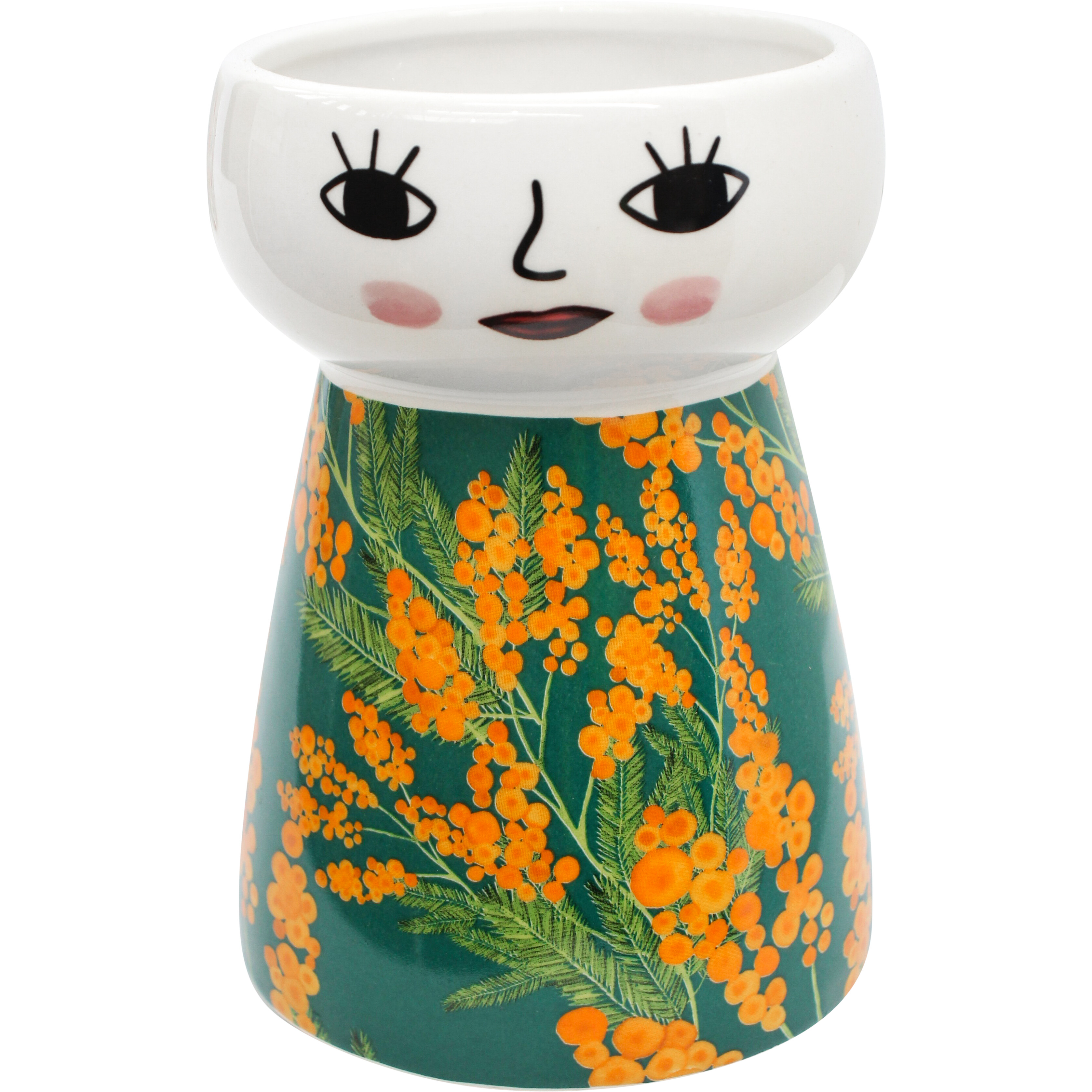 Doll Vase Emerald Wattle