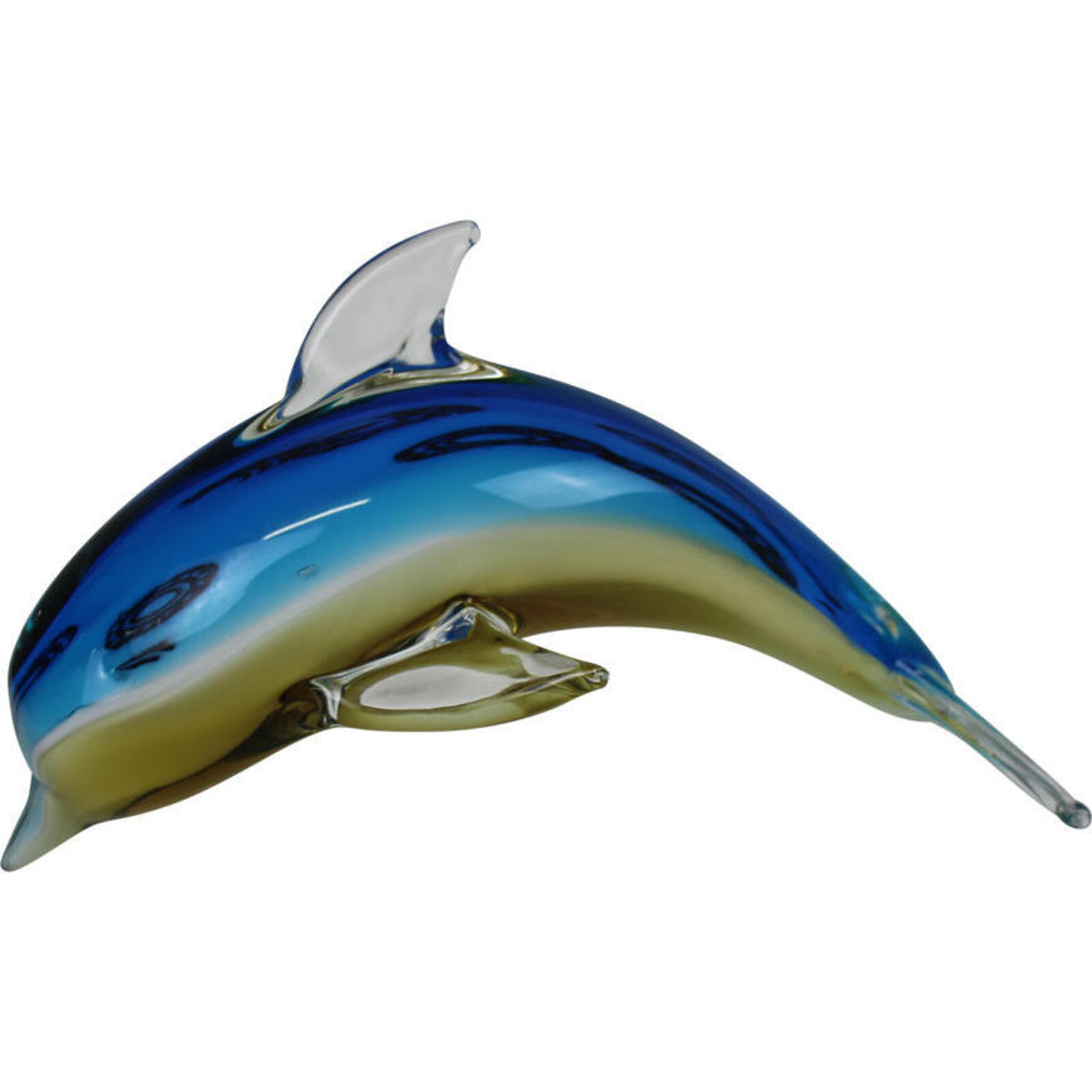 Glass Dolphin Marine Blue
