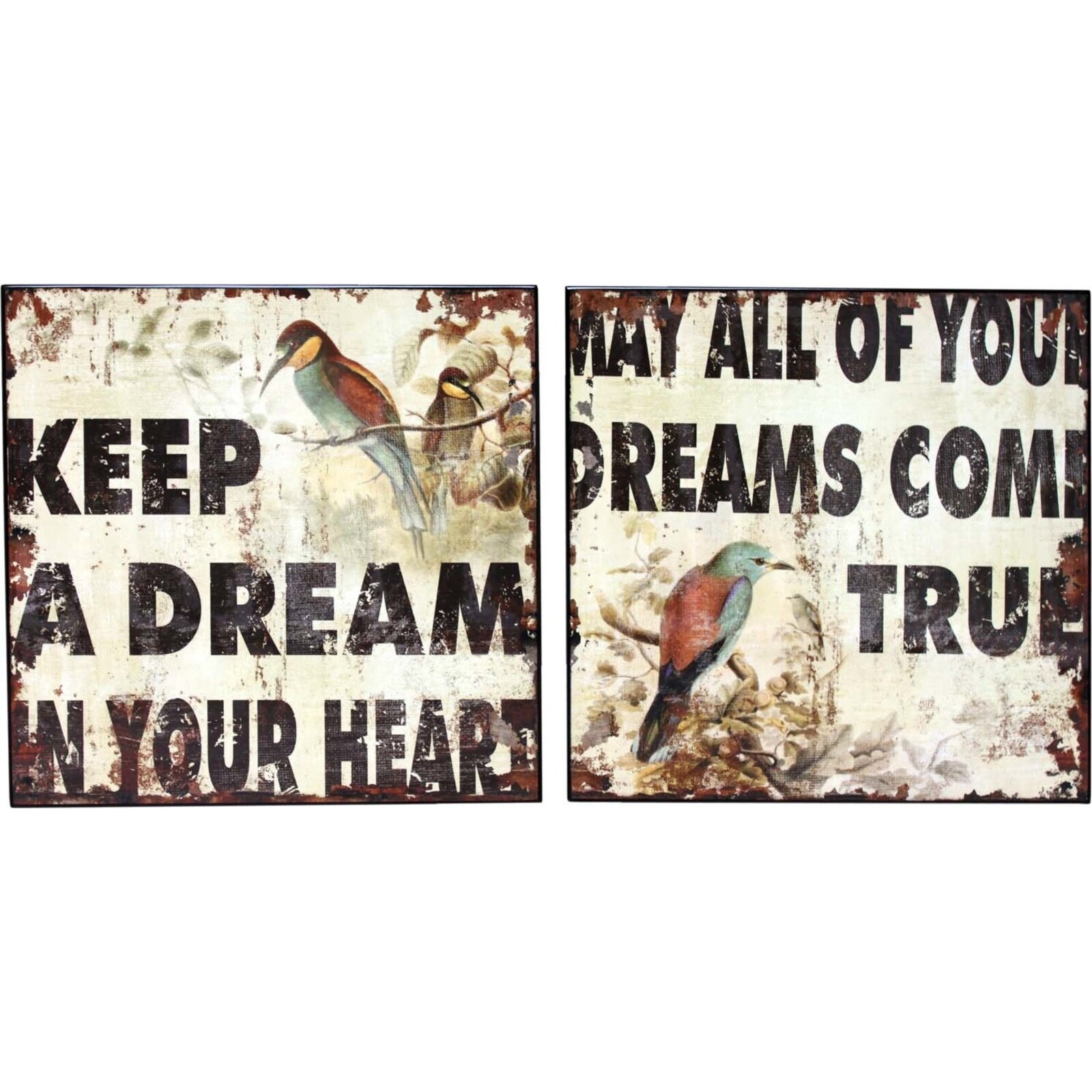 Lacquer Print - Dream with Birds - set 2