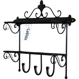 Small Hook Rack - Dark