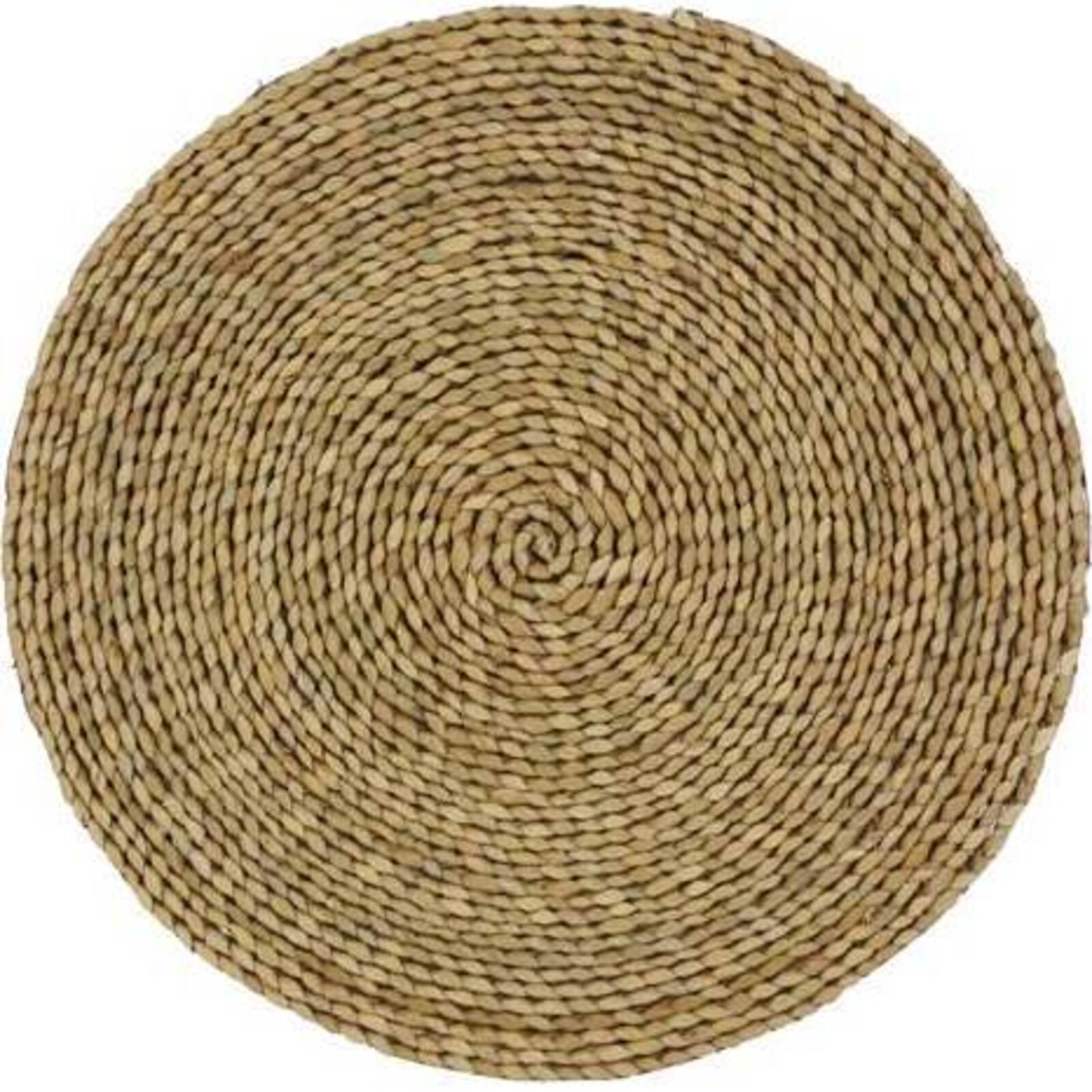 Placemat Natural Weave Round Large