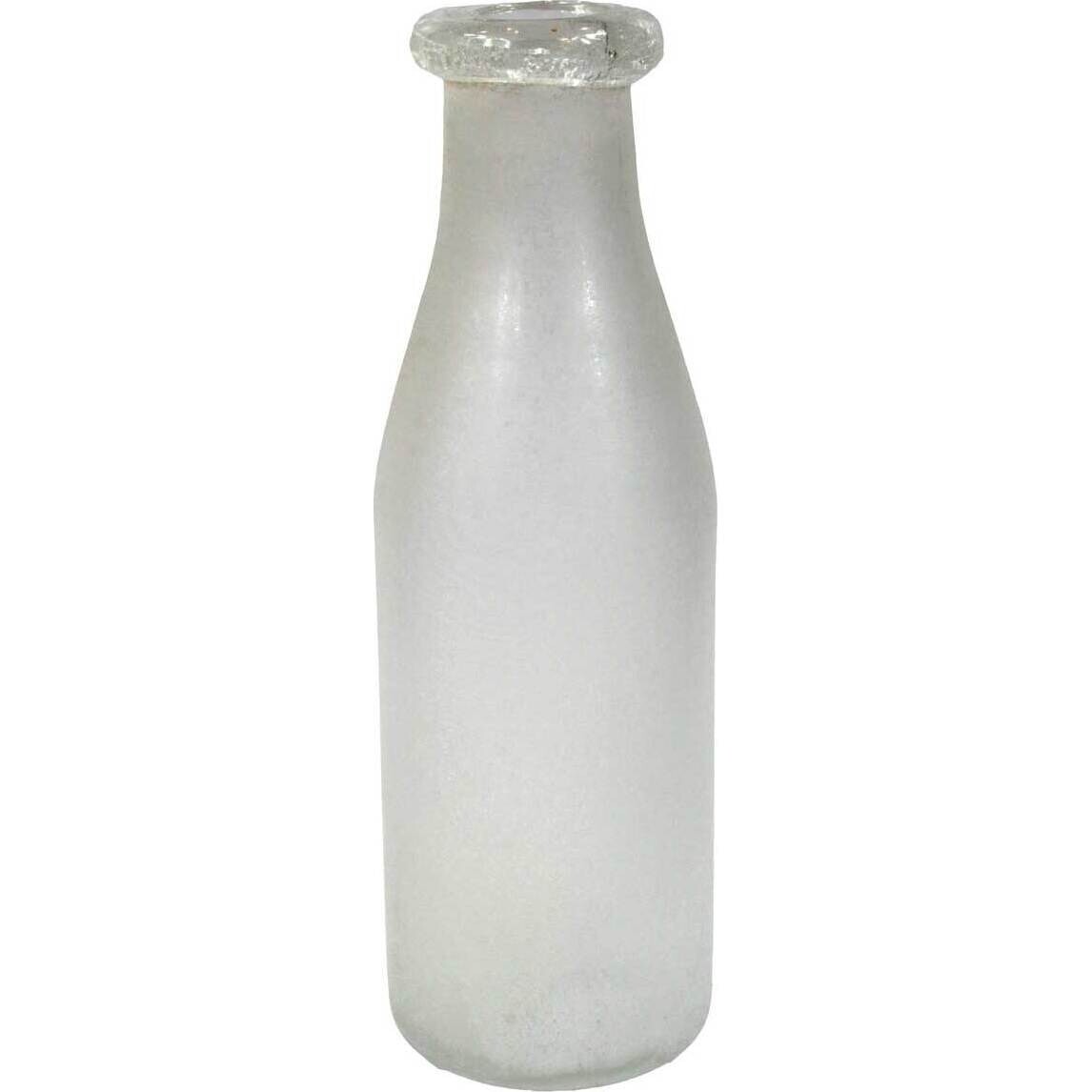 Handblown Bottle Snow Small