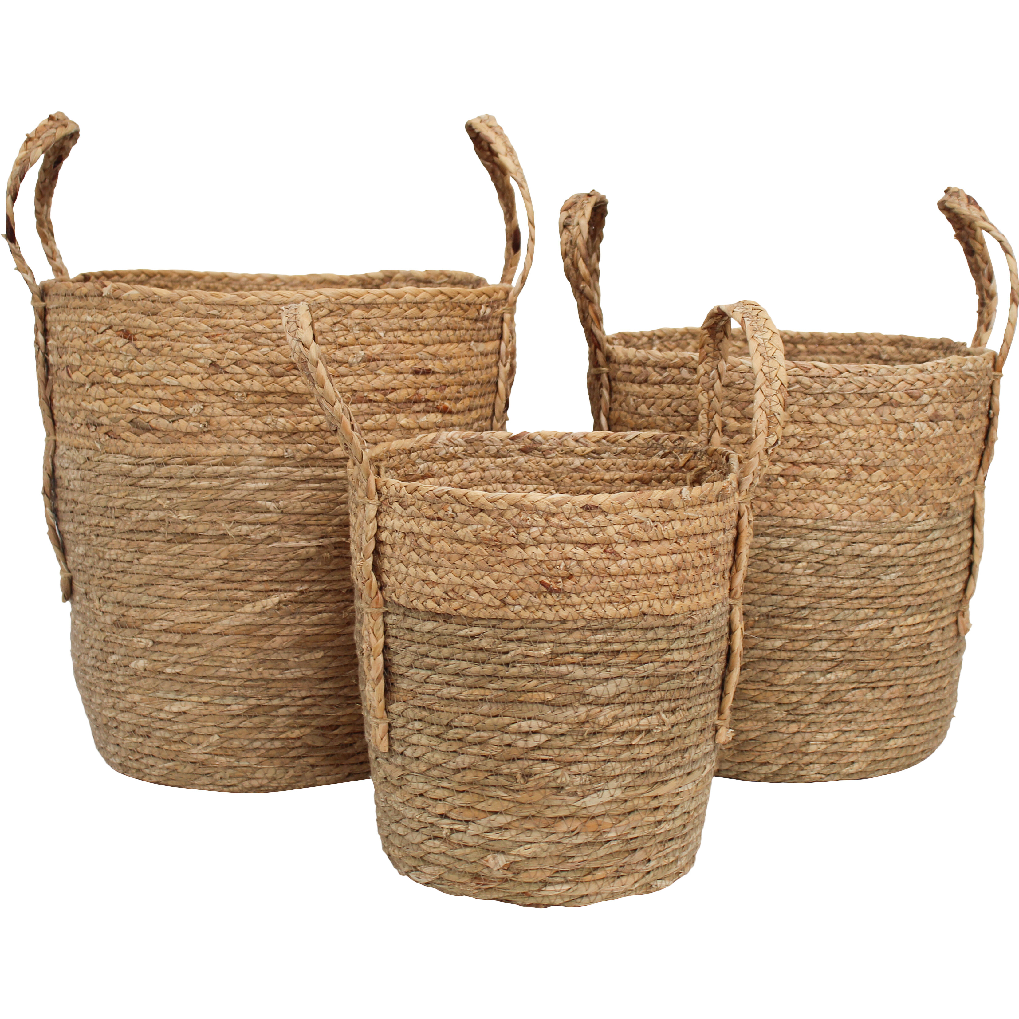 Basket 2 Tone Natural S/3