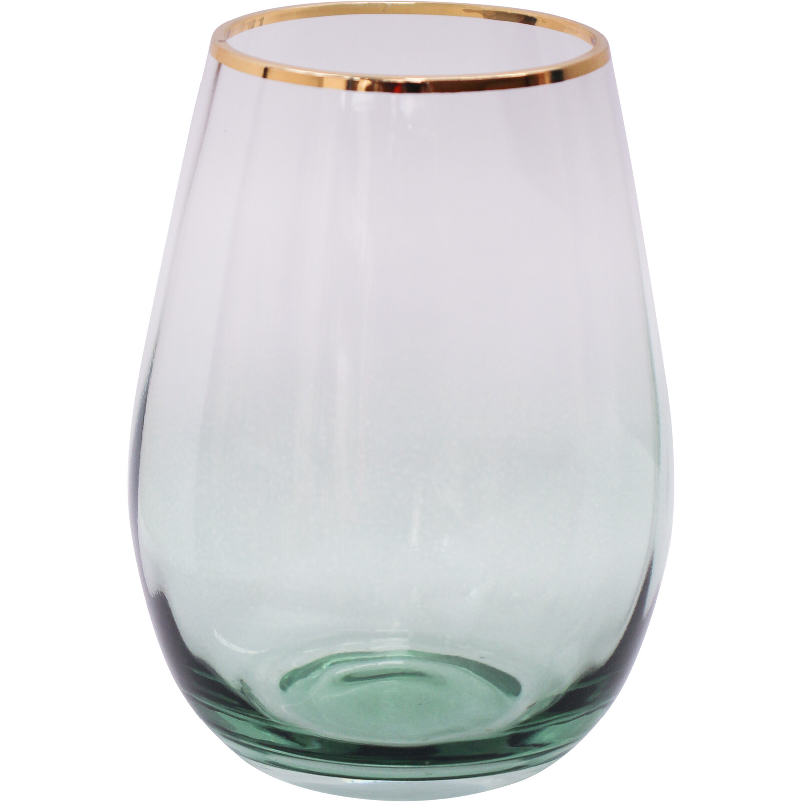 Water/Wine Glass Spray Emerald/Gold