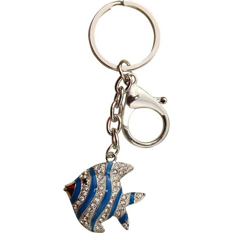 Keyring Blue Angelfish