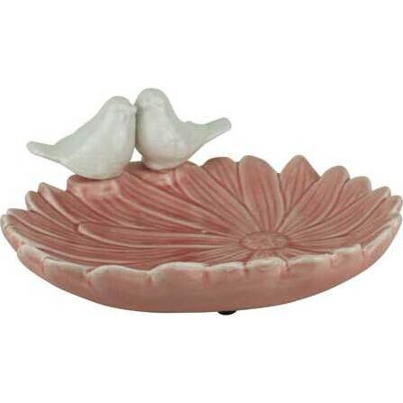 Bird Tray Pink Flower