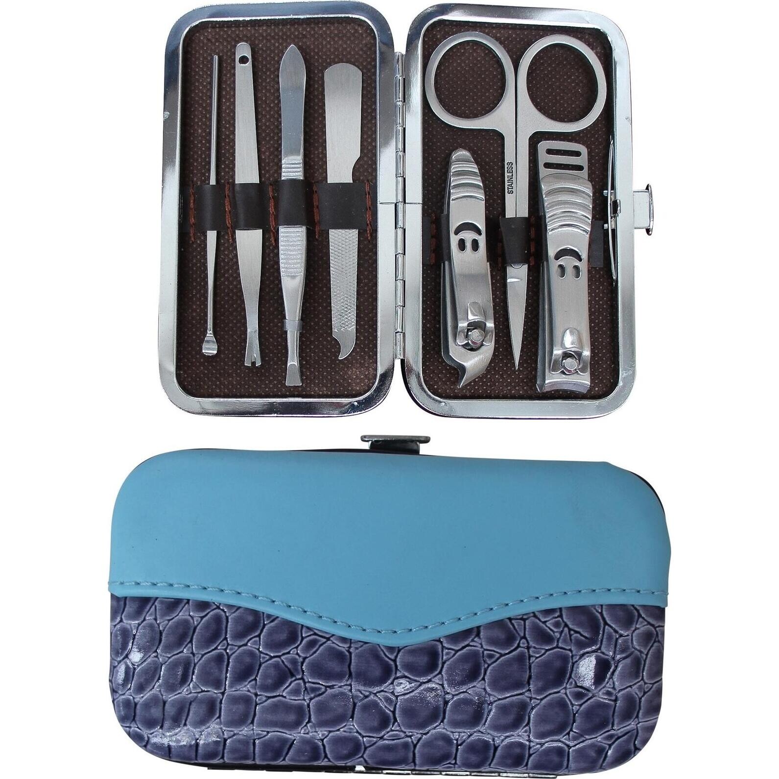 Manicure Set Croc Denim