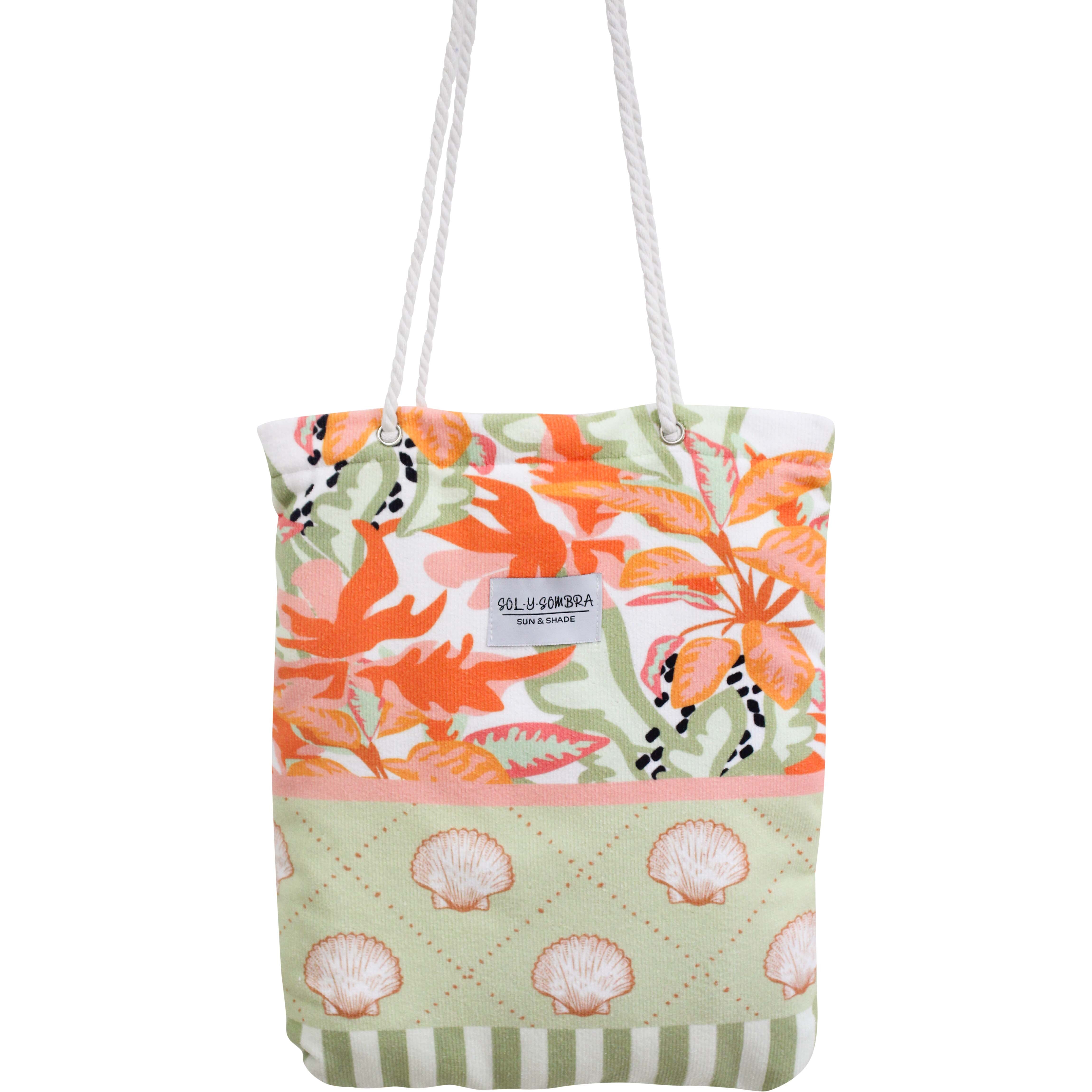 Beach Towel in Bag Tropics