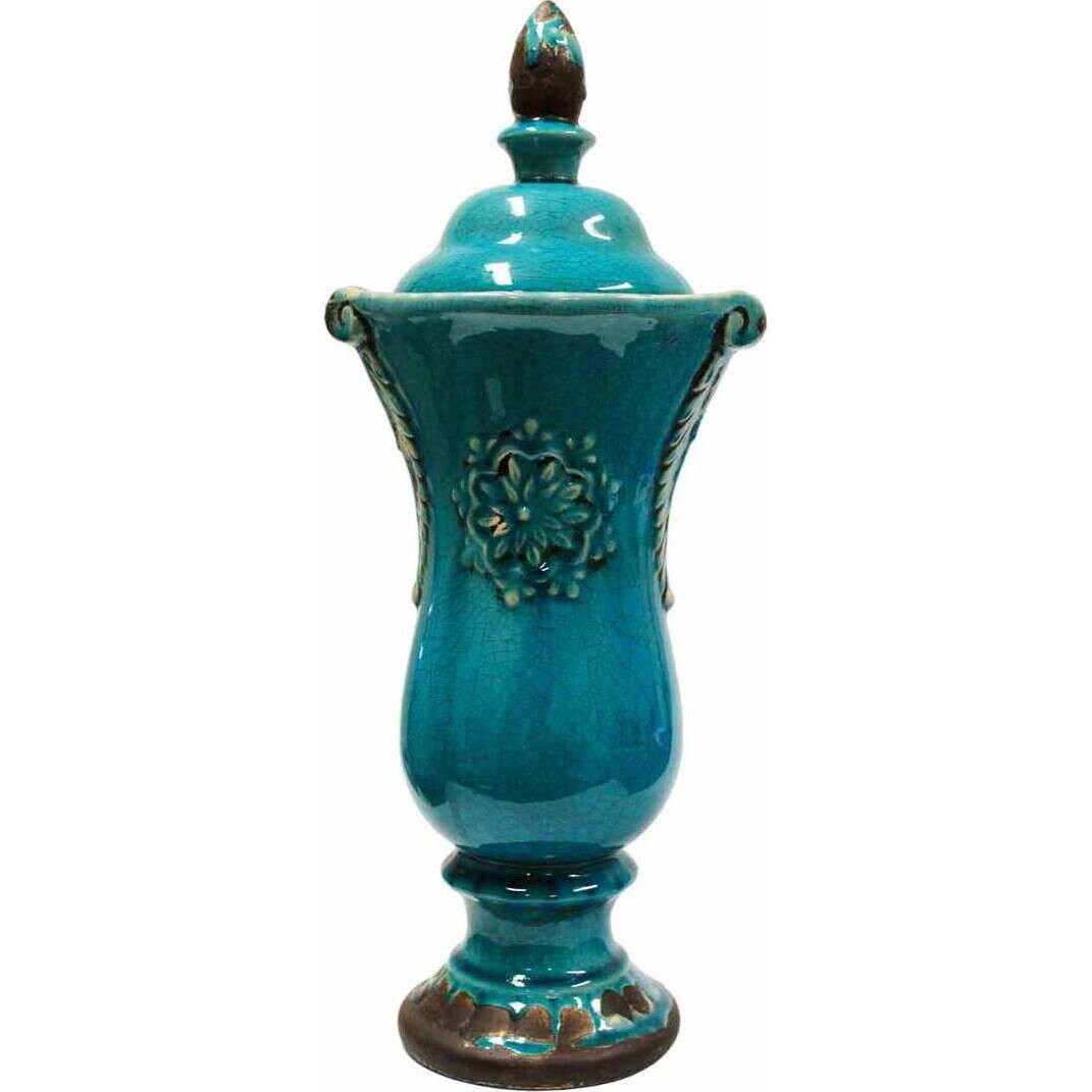 Curva Urn Teal