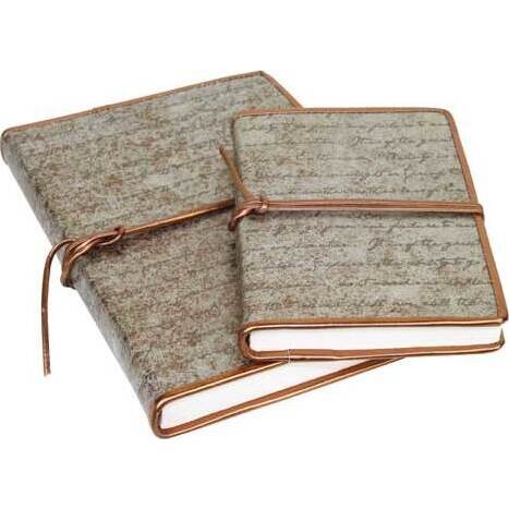 Leather Note Book Vintage Copper