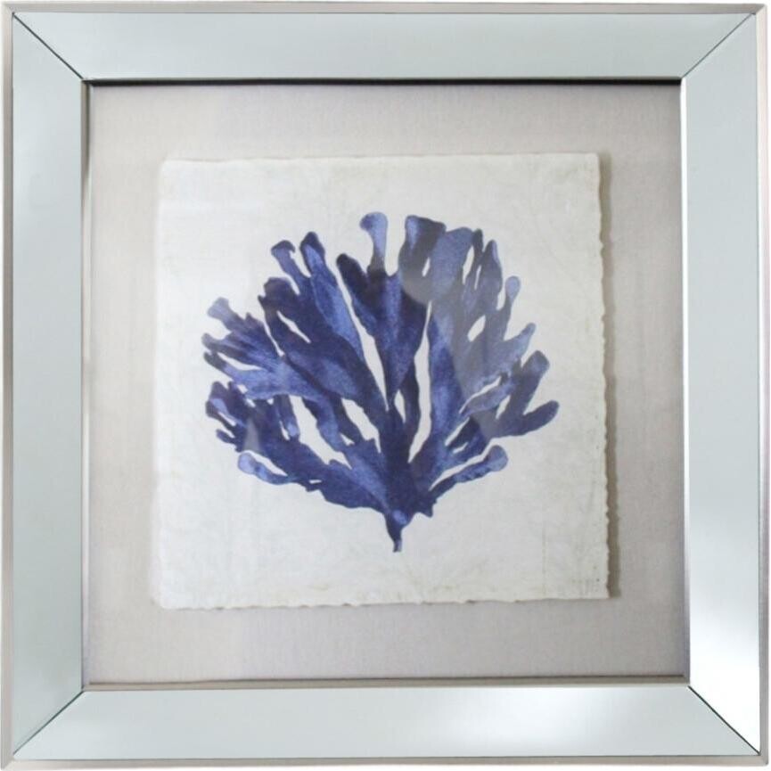 Framed Coral Navy