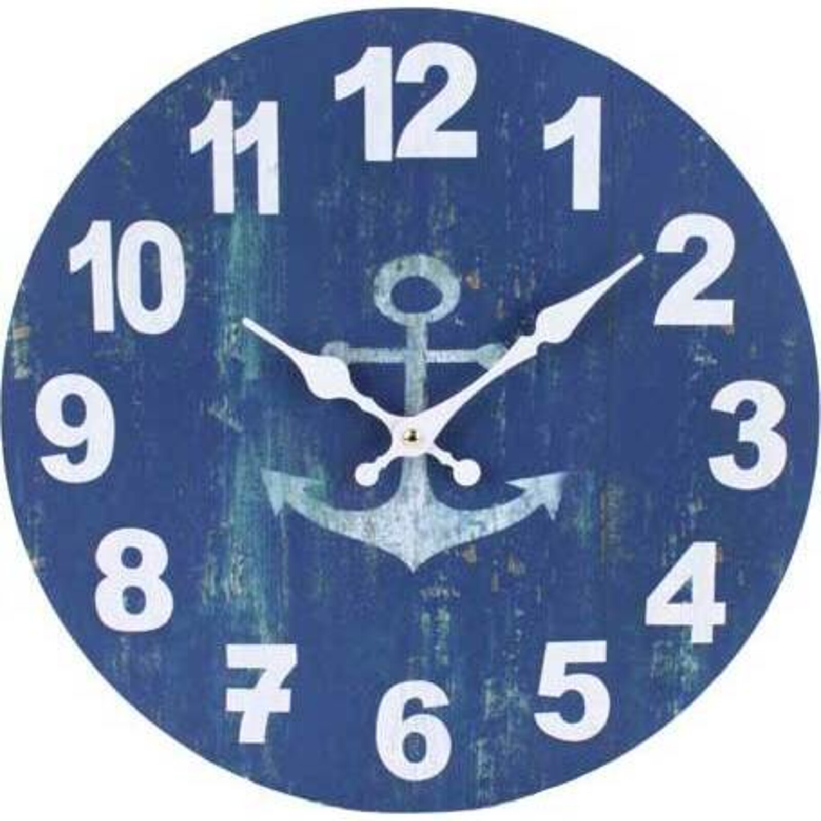 Clock Indigo Anchor 