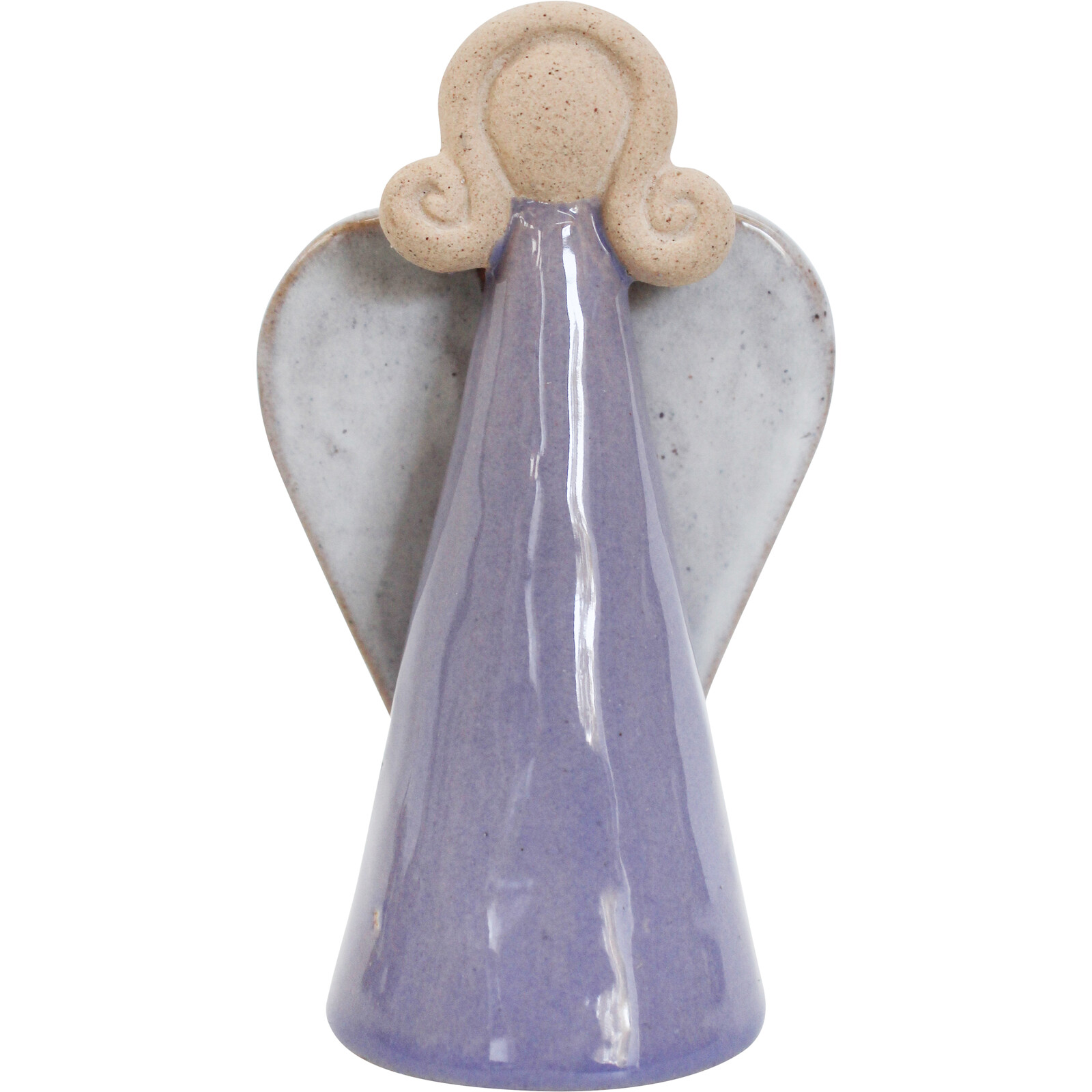 Angel Standing Heart Wings Lilac