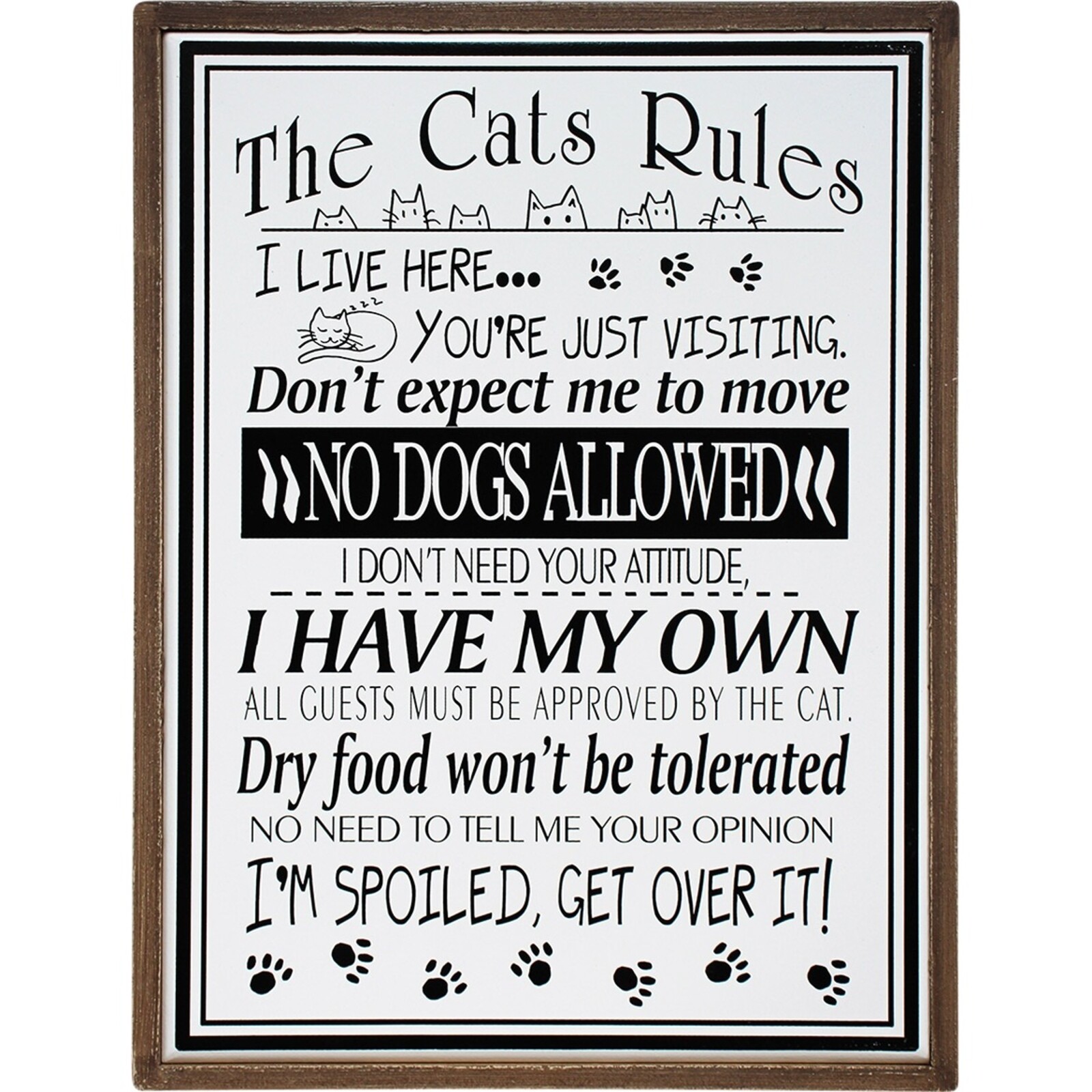 Sign Cats Rules