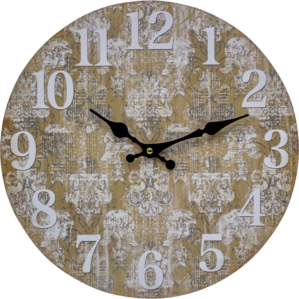 Clock Vintage Motif 34cm