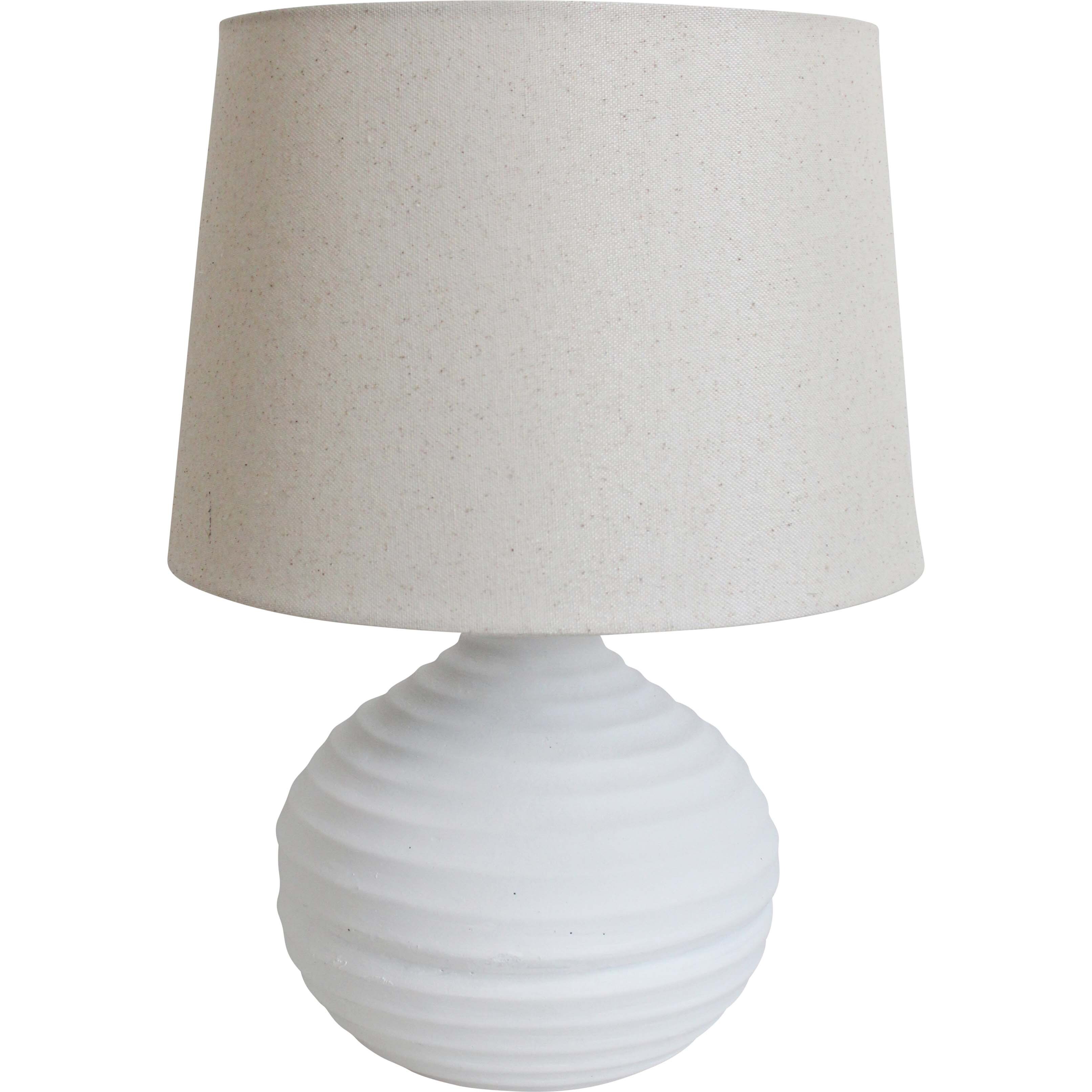 Lamp White Stone