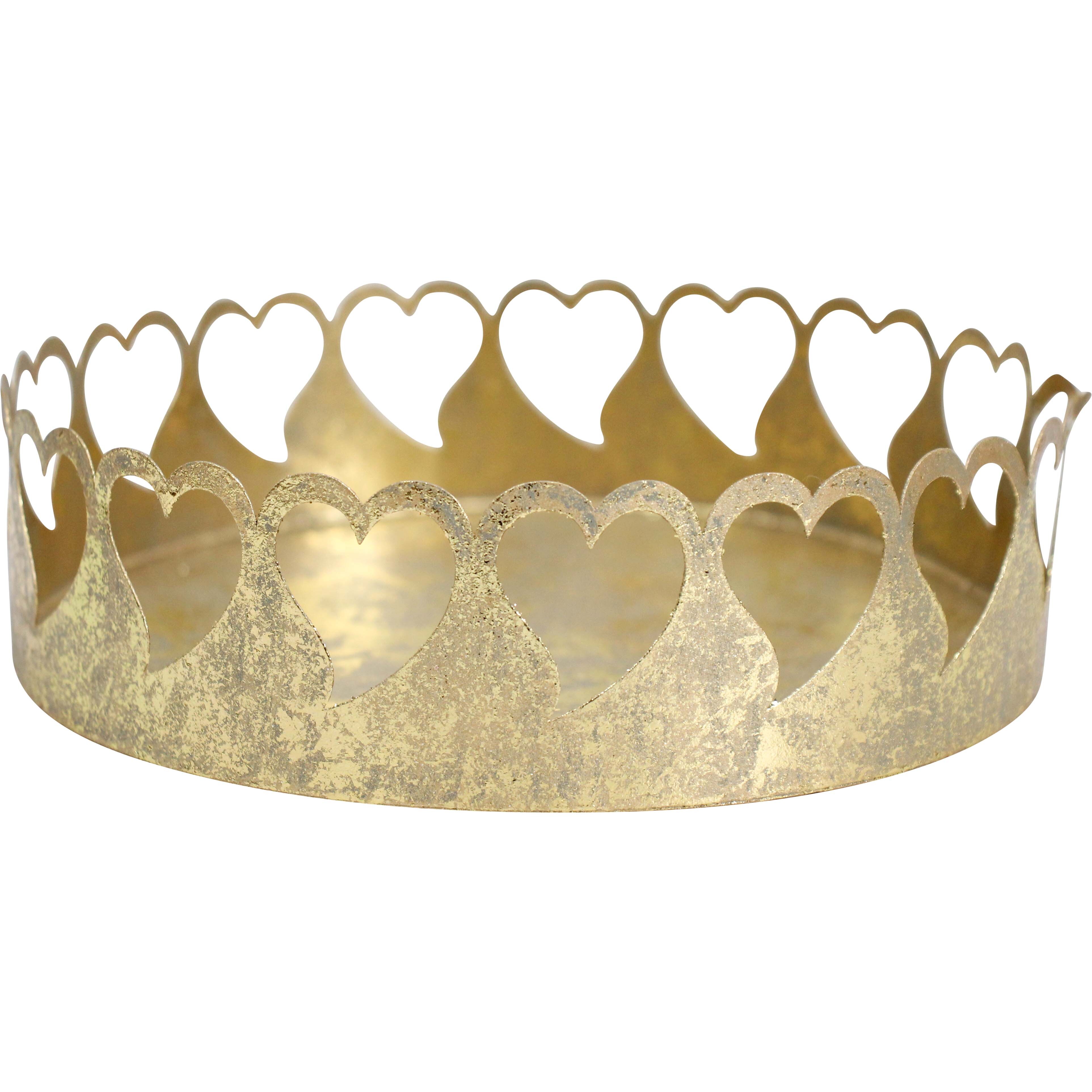 Gold Heart Tray