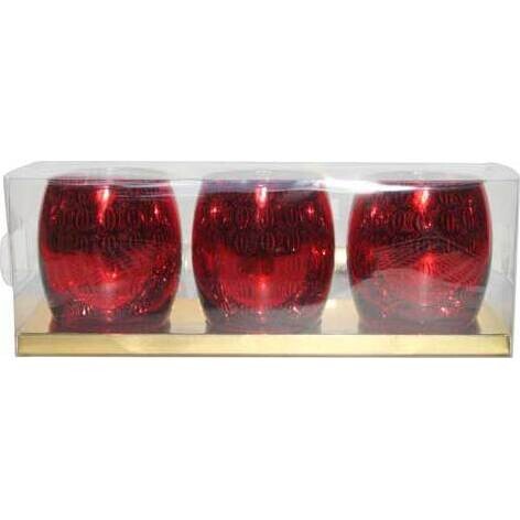 Votives Round Red Bonbon