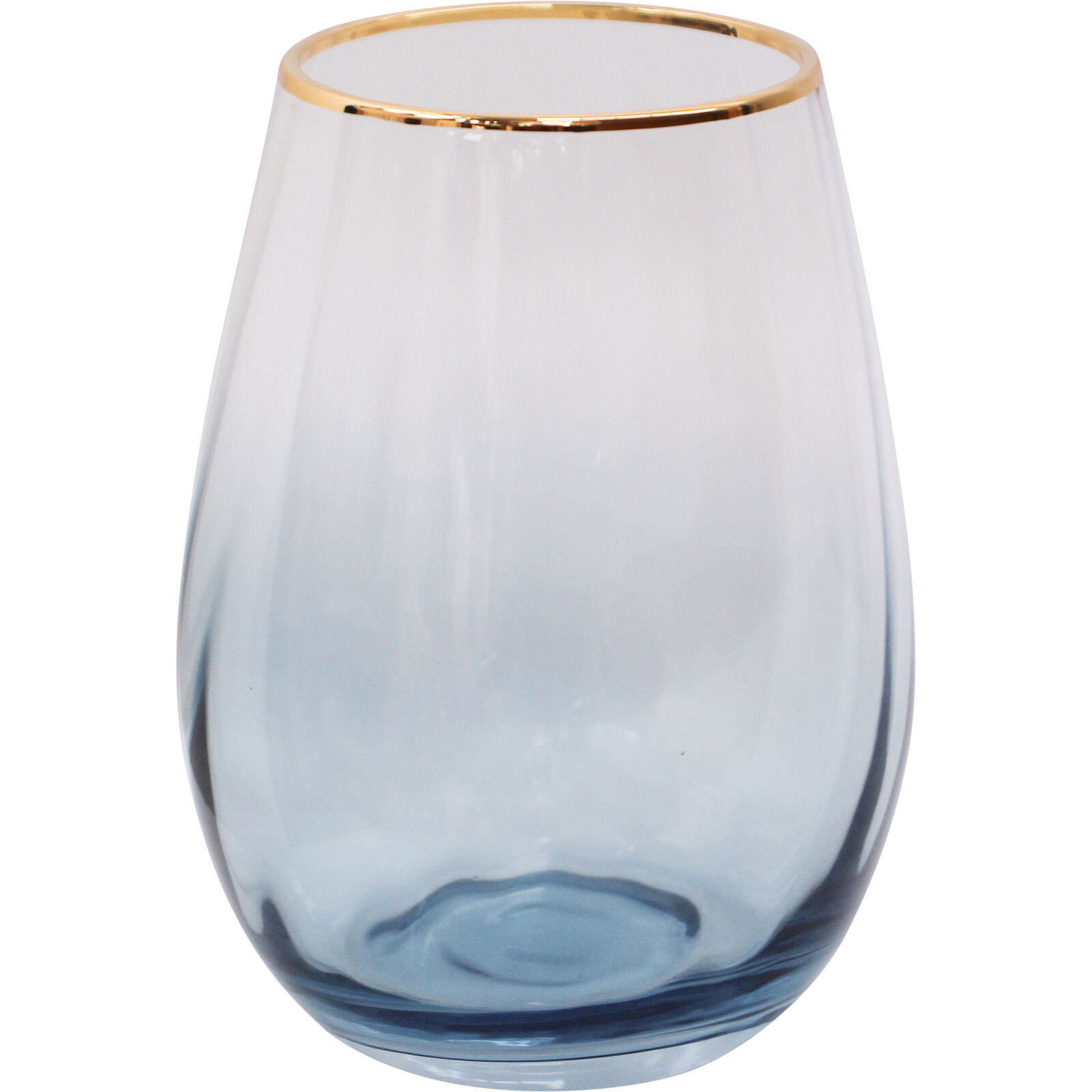 Water/Wine Glass Spray Blue/Gold