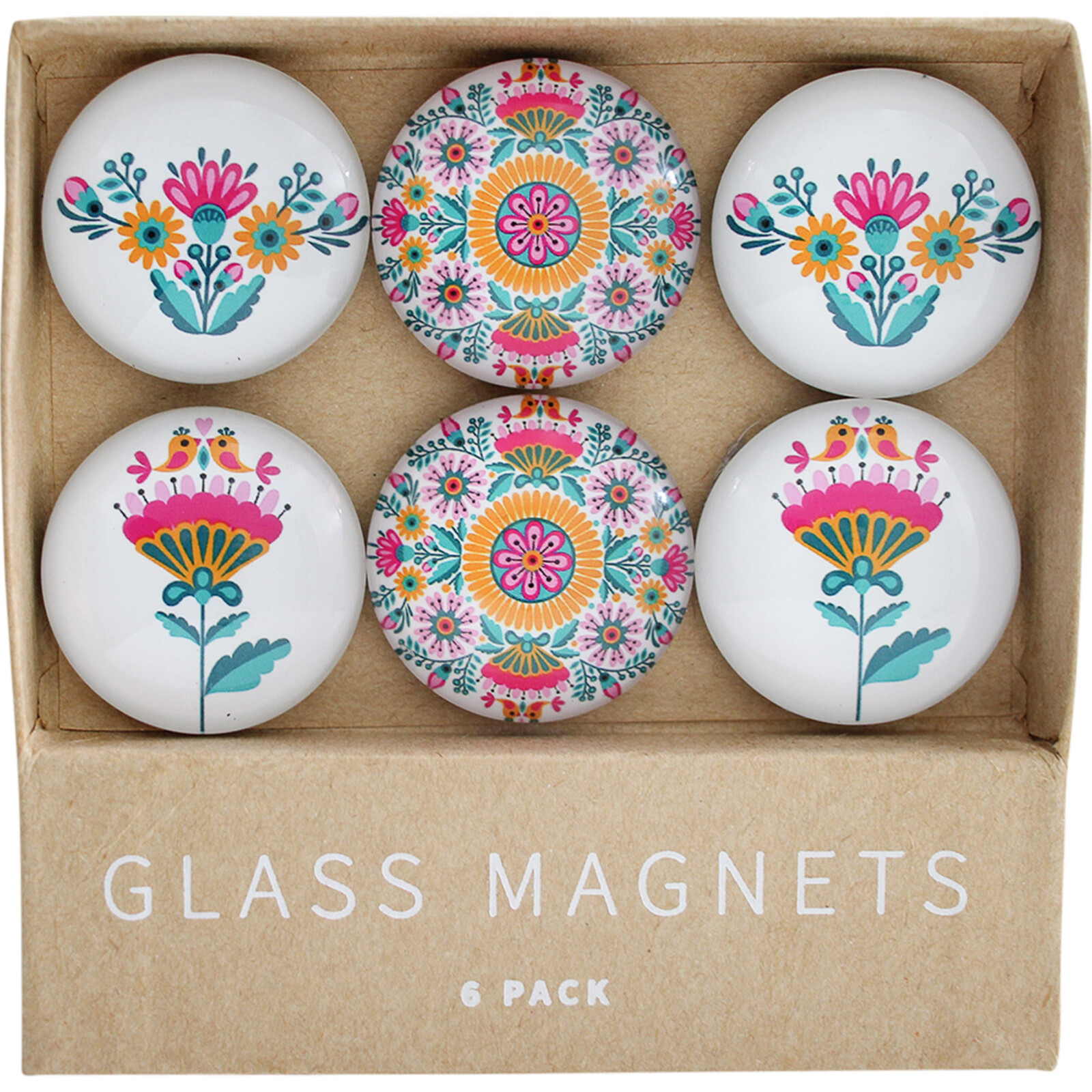 Glass Magnets FolksieS/6