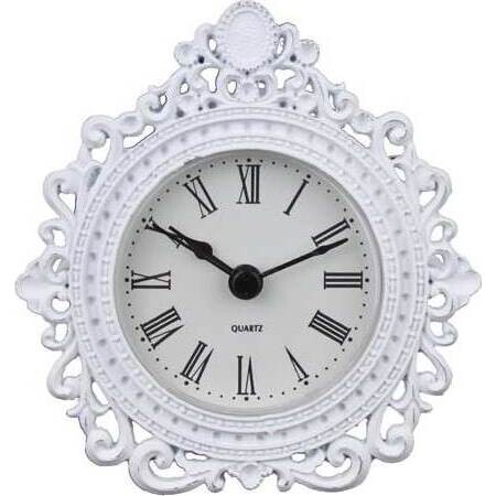 Clock Frill White