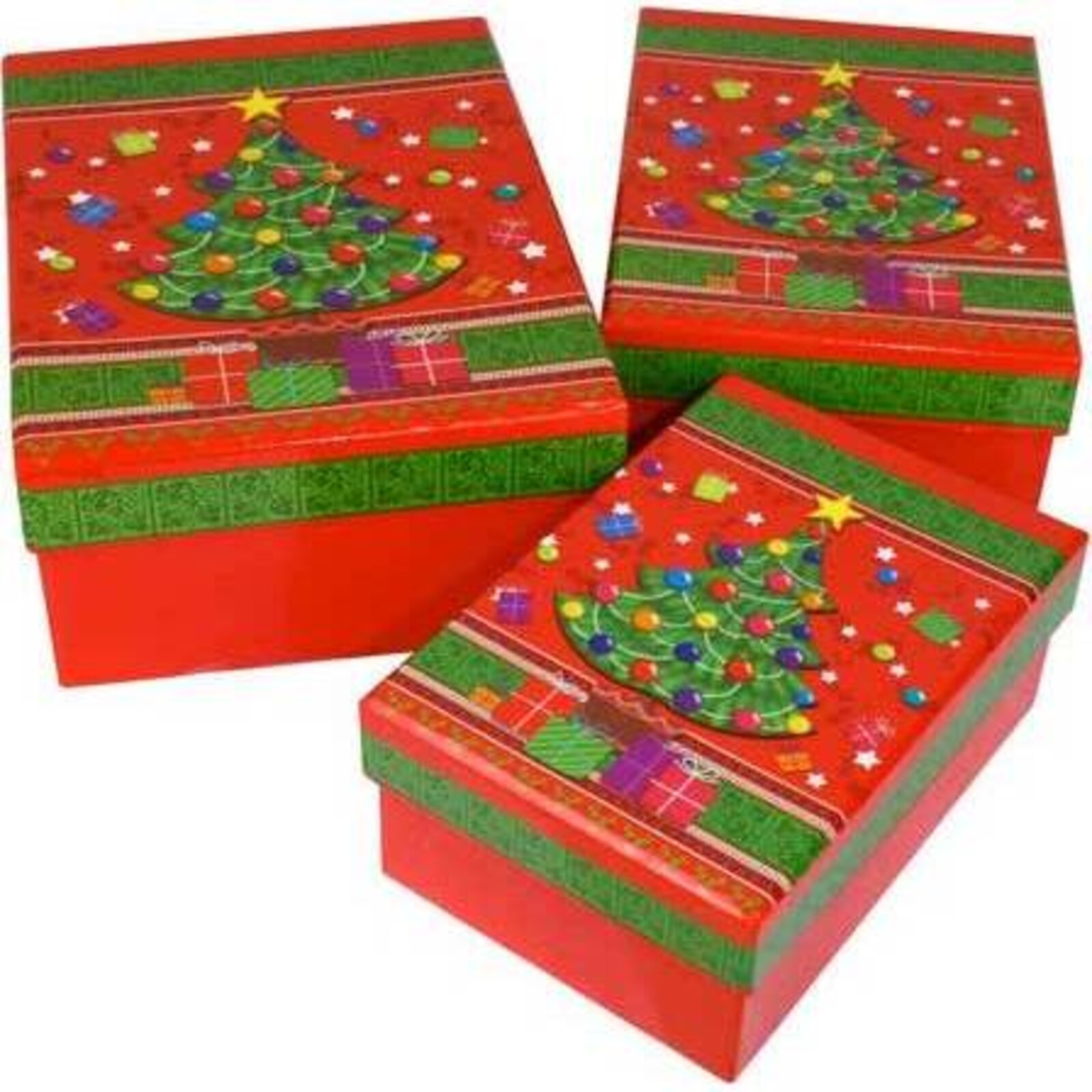 Boxes Christmas Tree S/3