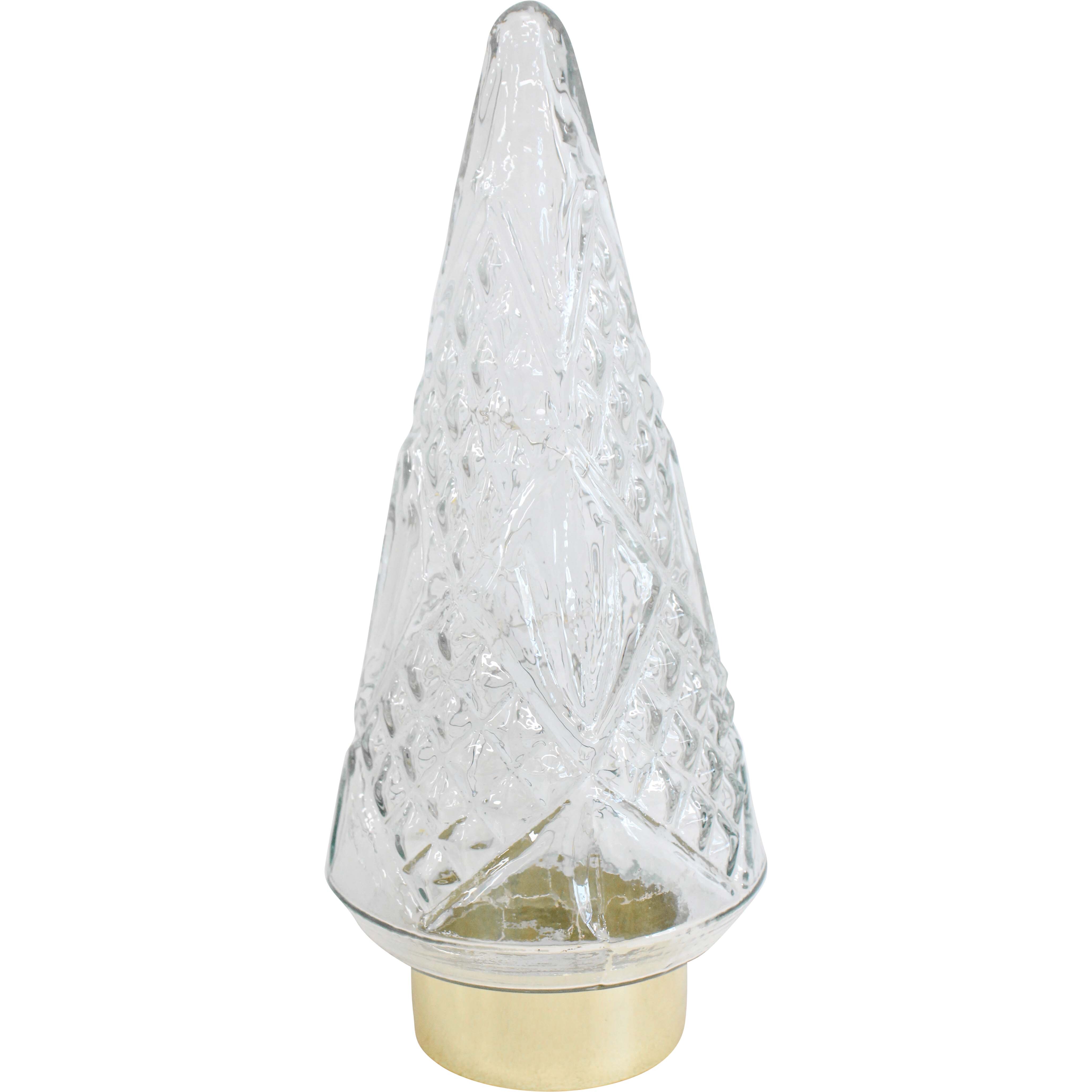 LED Glass Xmas Tree Lrg